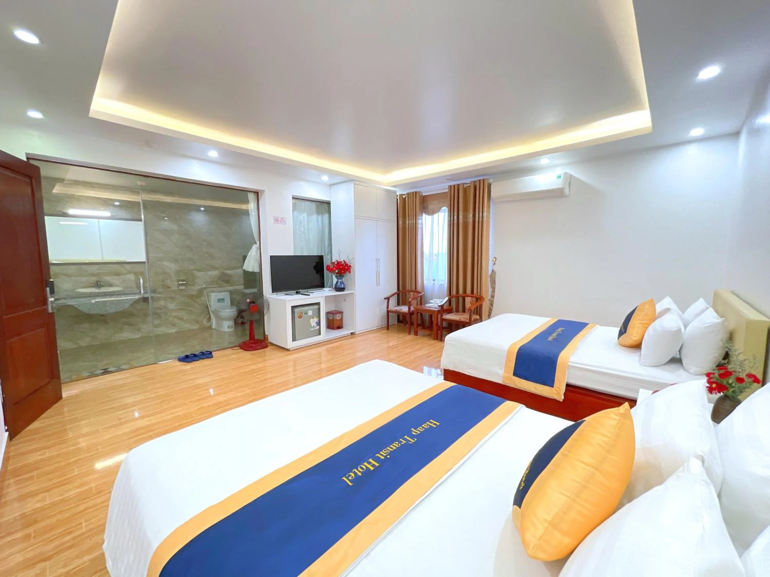 Photo of the whole room, Bed in HAAP Transit Hotel