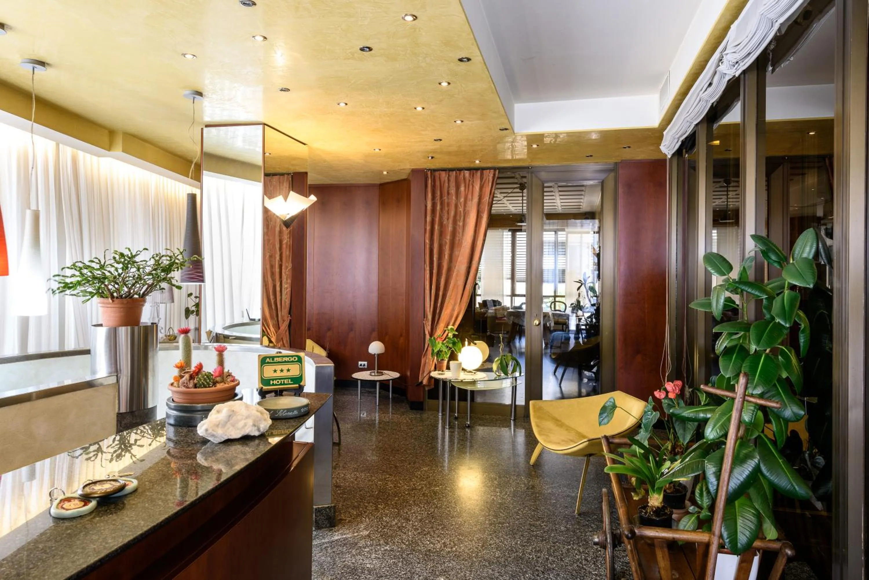 Lobby or reception in Hotel Schenatti