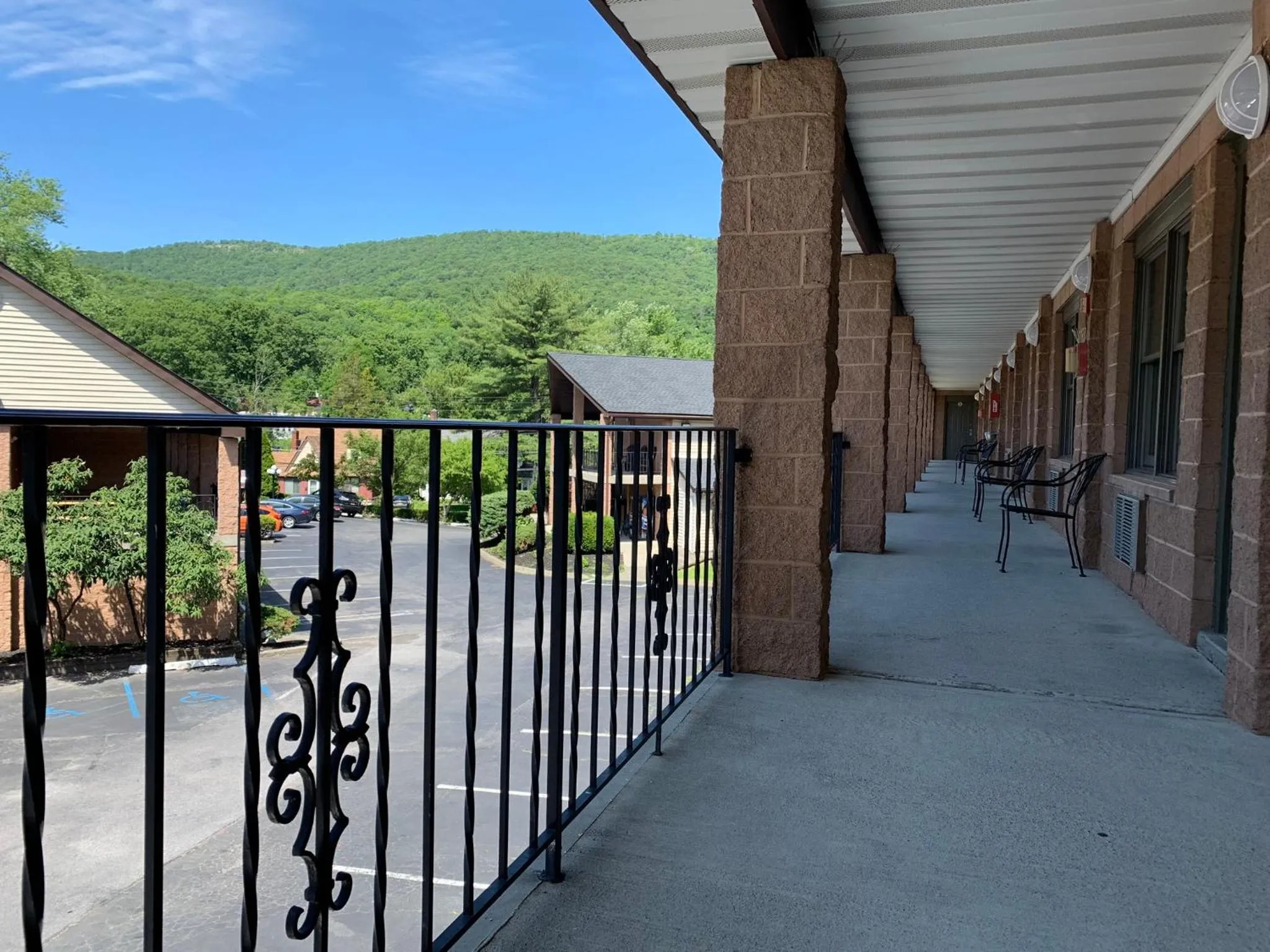 Balcony/Terrace in West Point Motel