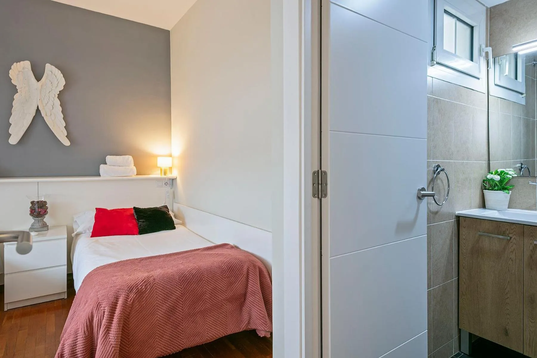 Bed in Sarria Attic