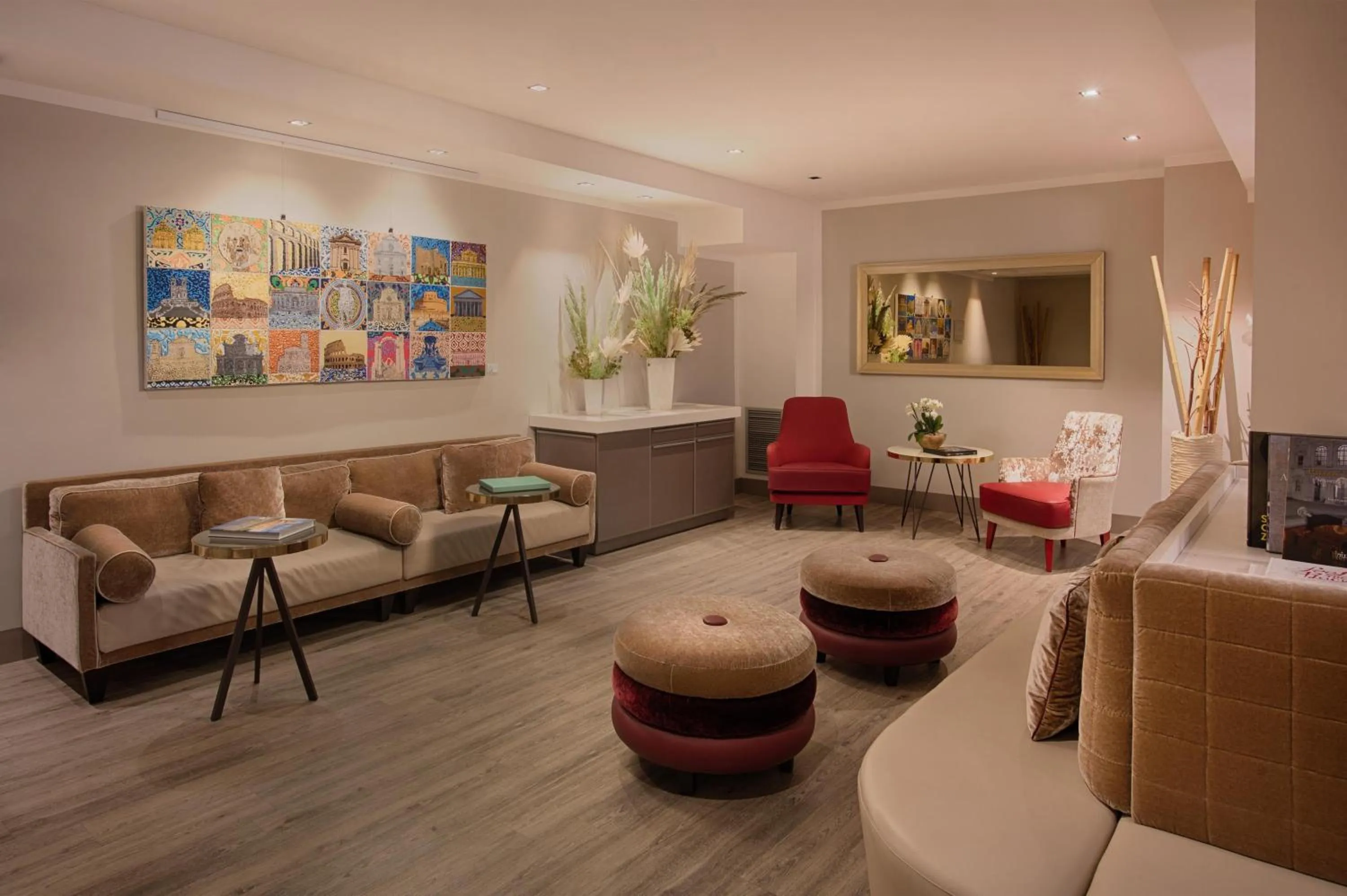 Lobby or reception in NH Collection Palazzo Cinquecento