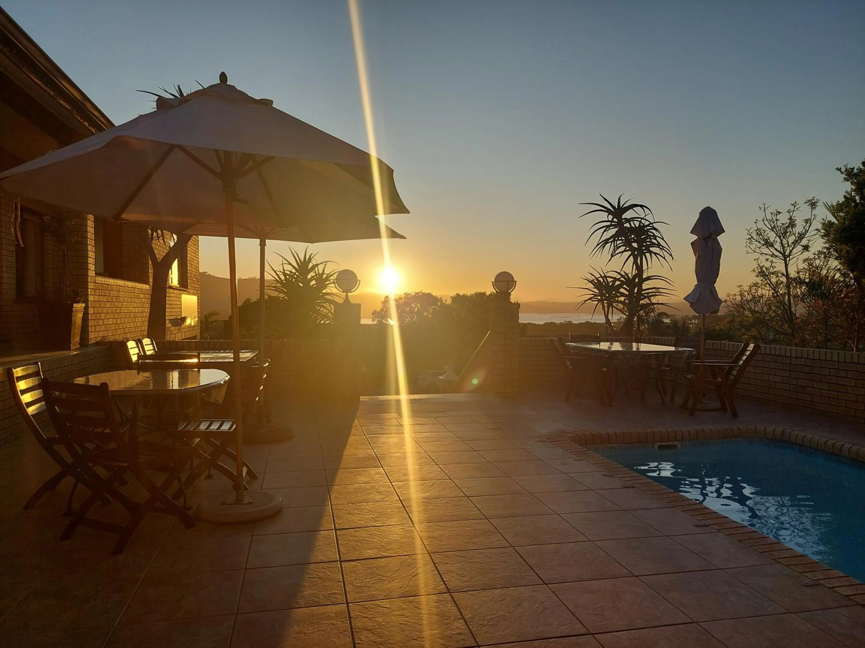 Patio in Amber Guest Lodge