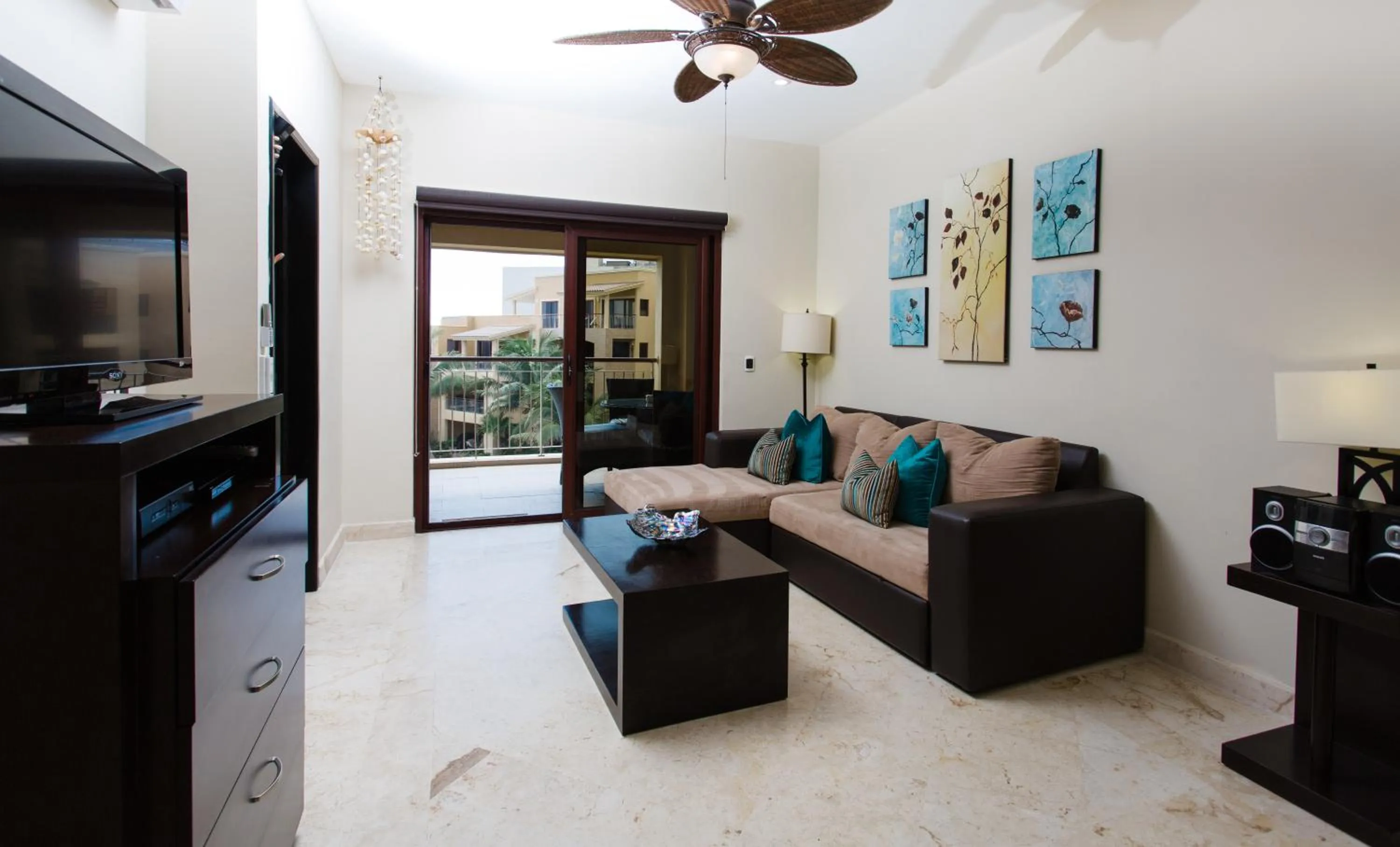 Living room in Oceanfront el Faro Surf 302