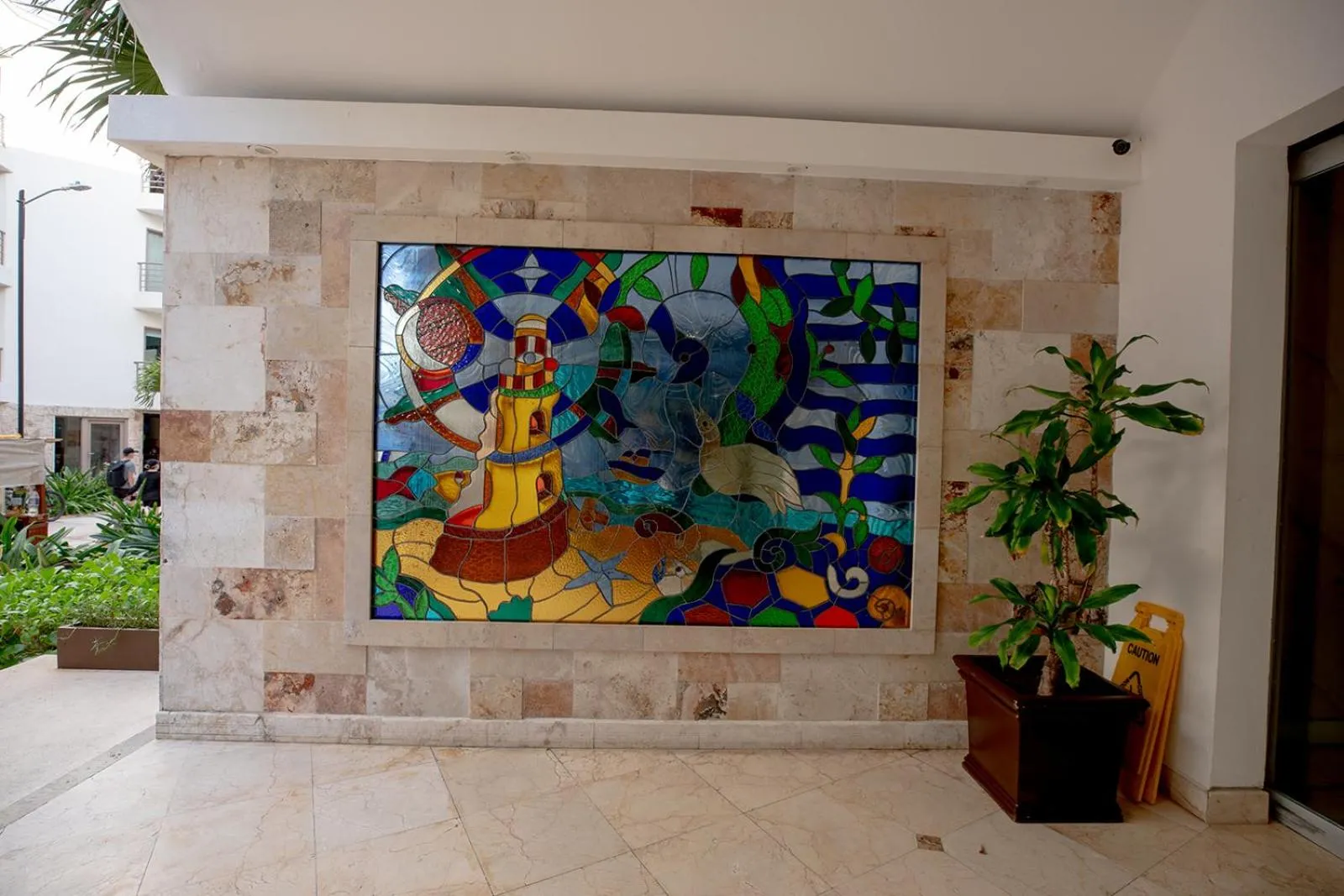 Decorative detail in Oceanfront el Faro Surf 302