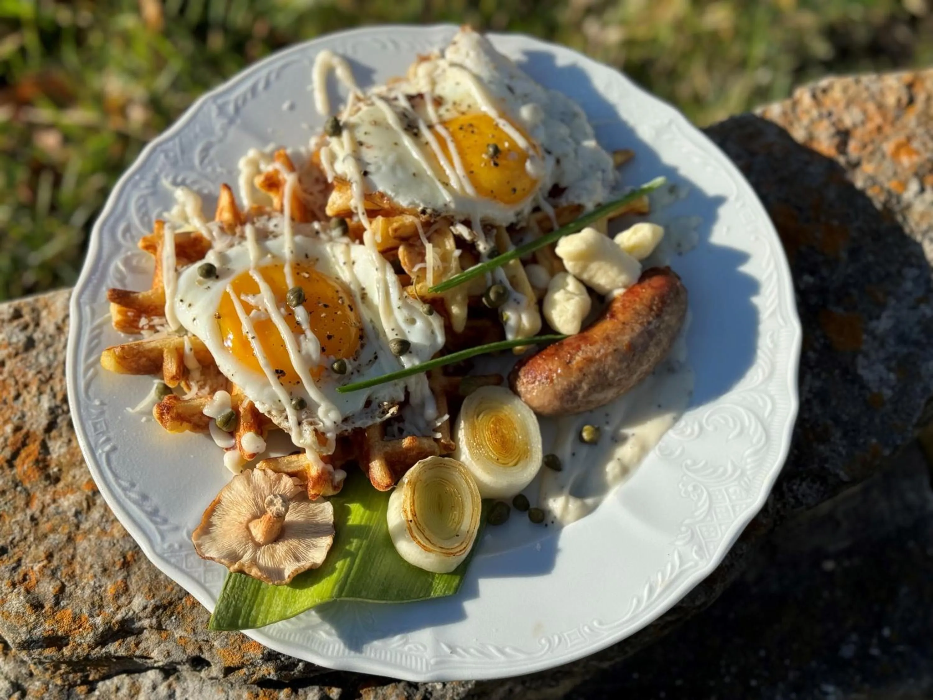 Breakfast in Garth Woodside Mansion Bed and Breakfast