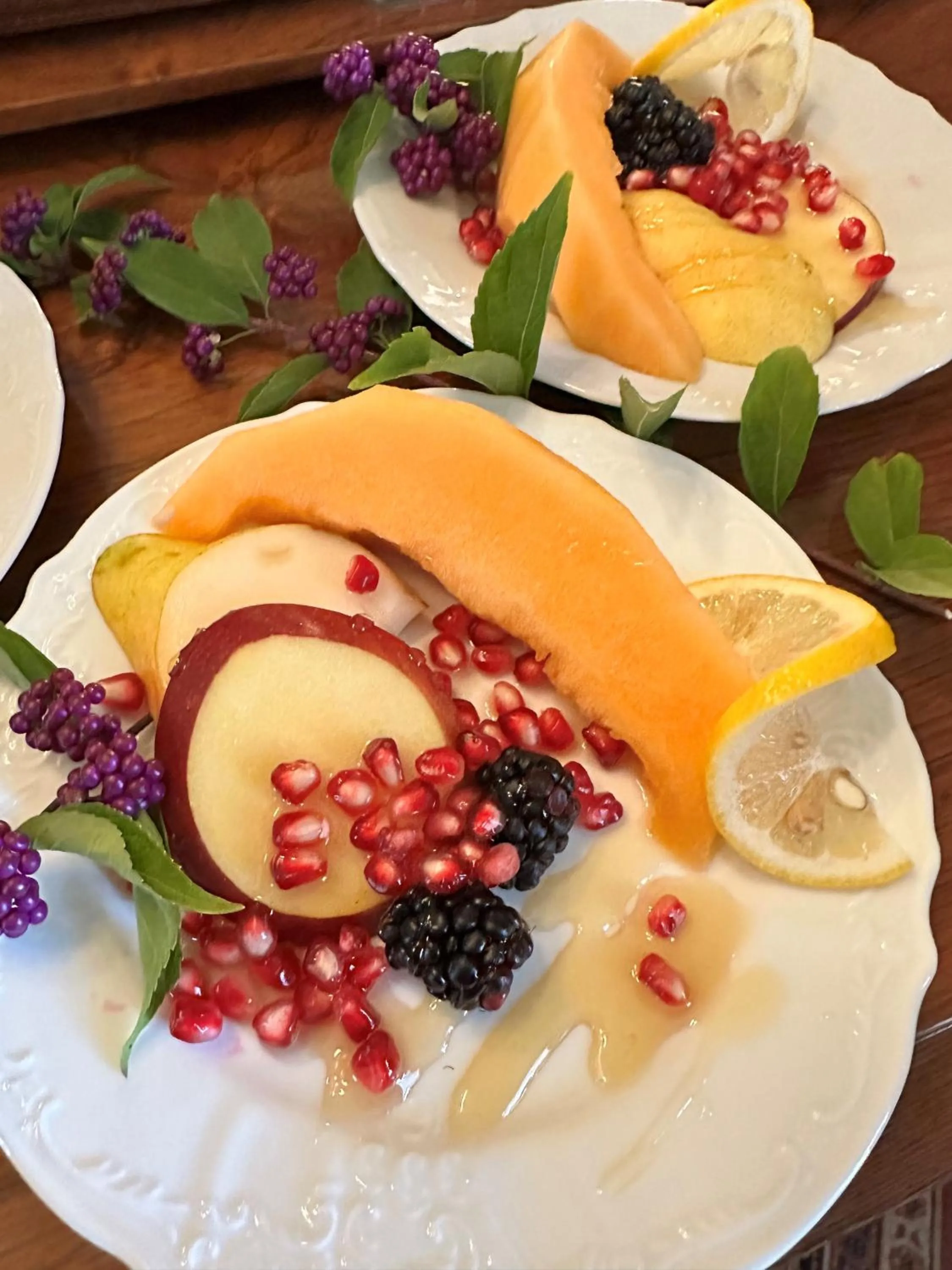 Breakfast in Garth Woodside Mansion Bed and Breakfast