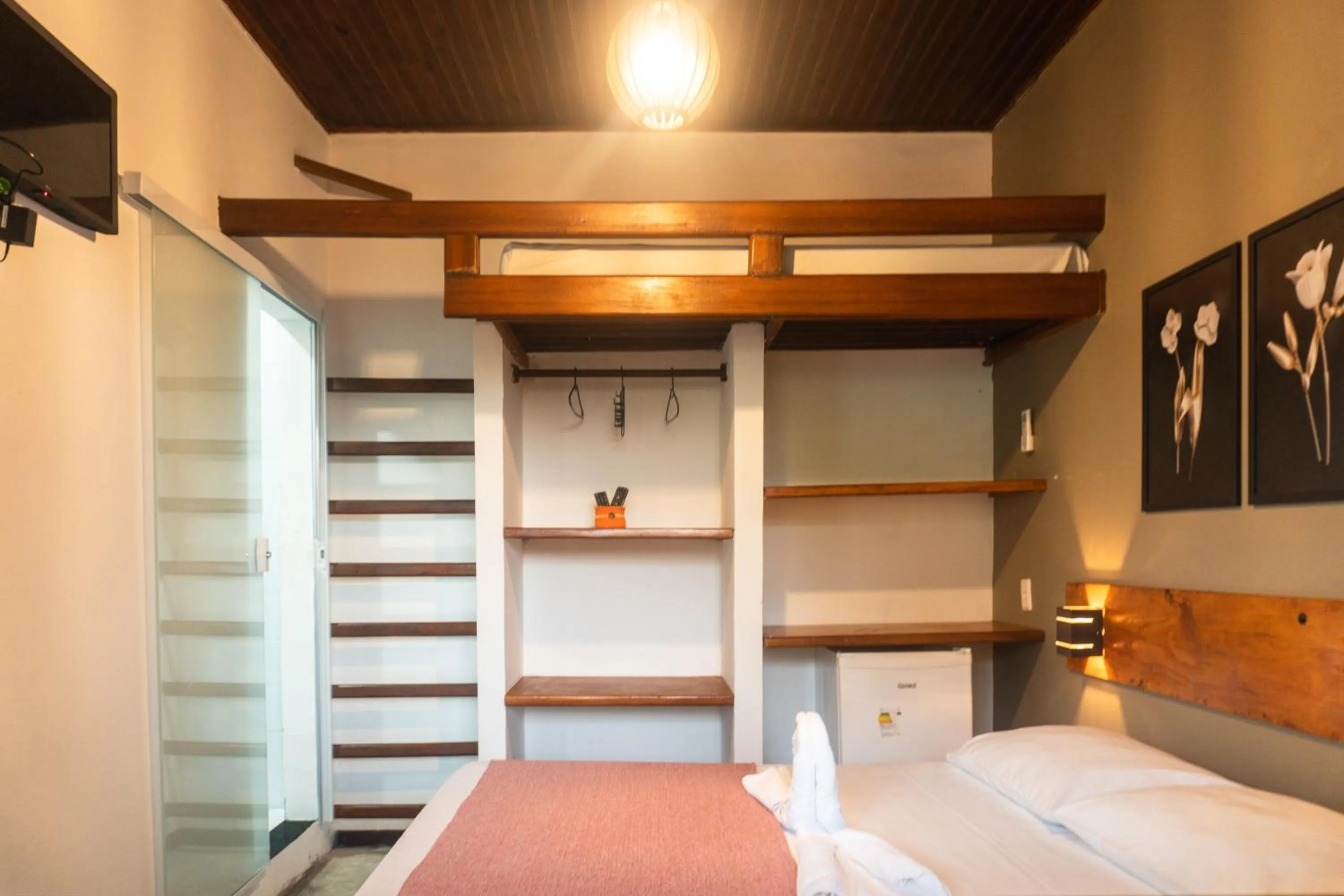 Bed in PV Pousada Passarela da Vila