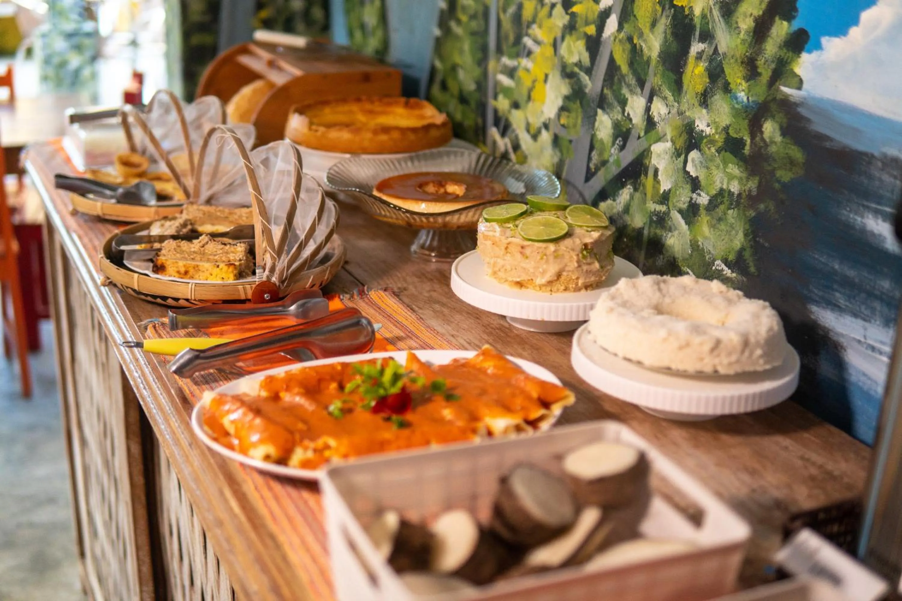 Buffet breakfast in PV Pousada Passarela da Vila