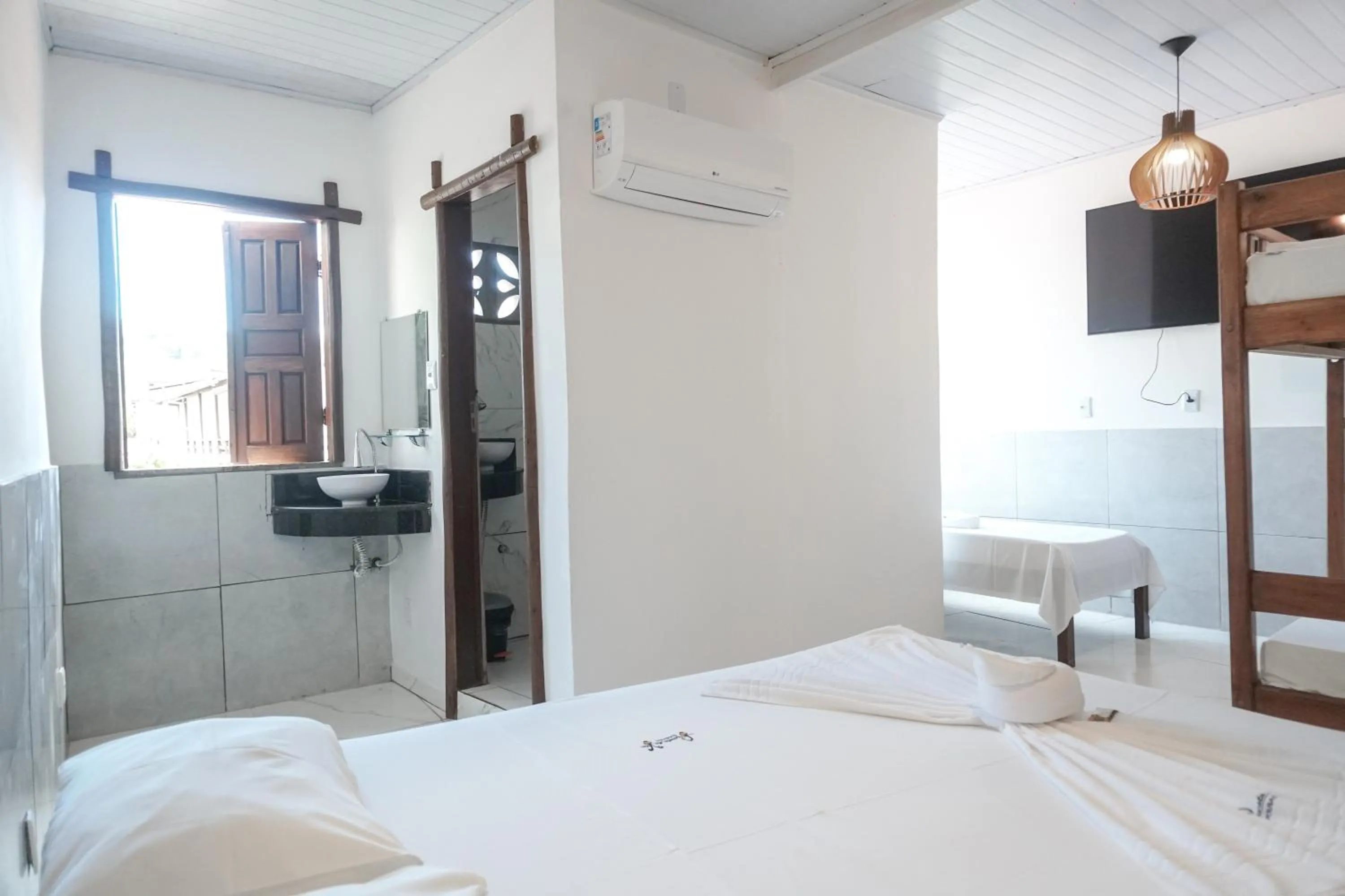 Bed in PV Pousada Passarela da Vila