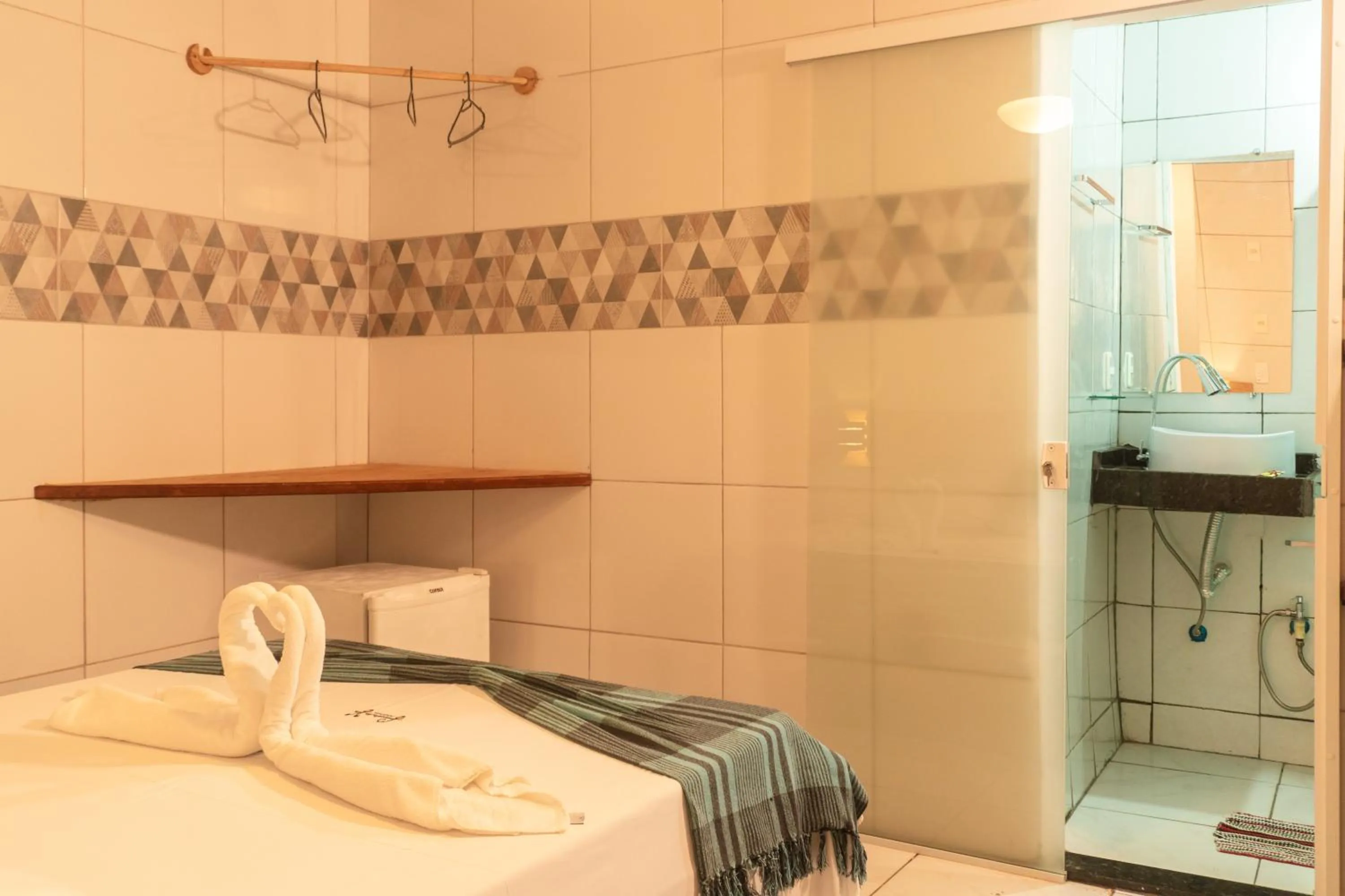 Bed in PV Pousada Passarela da Vila