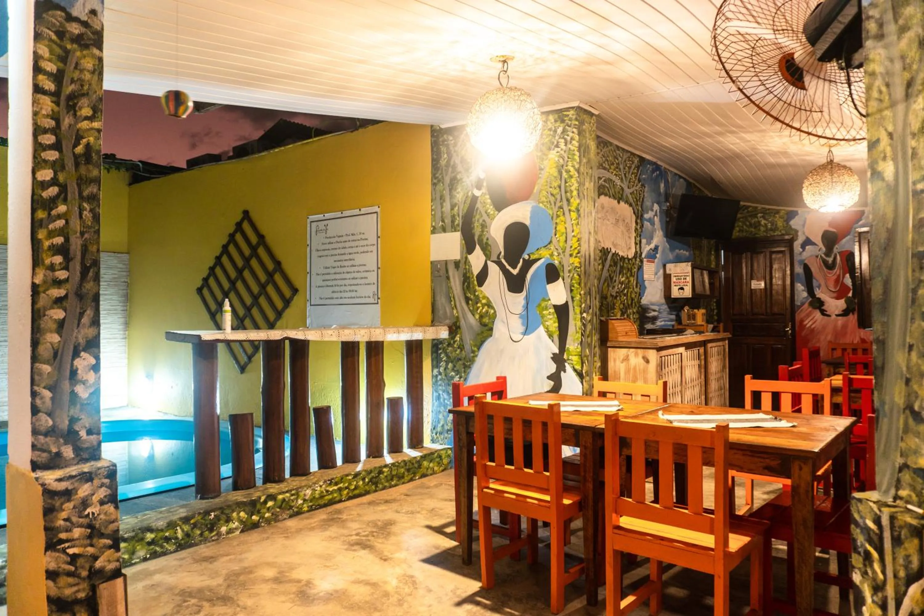 Dining area in PV Pousada Passarela da Vila