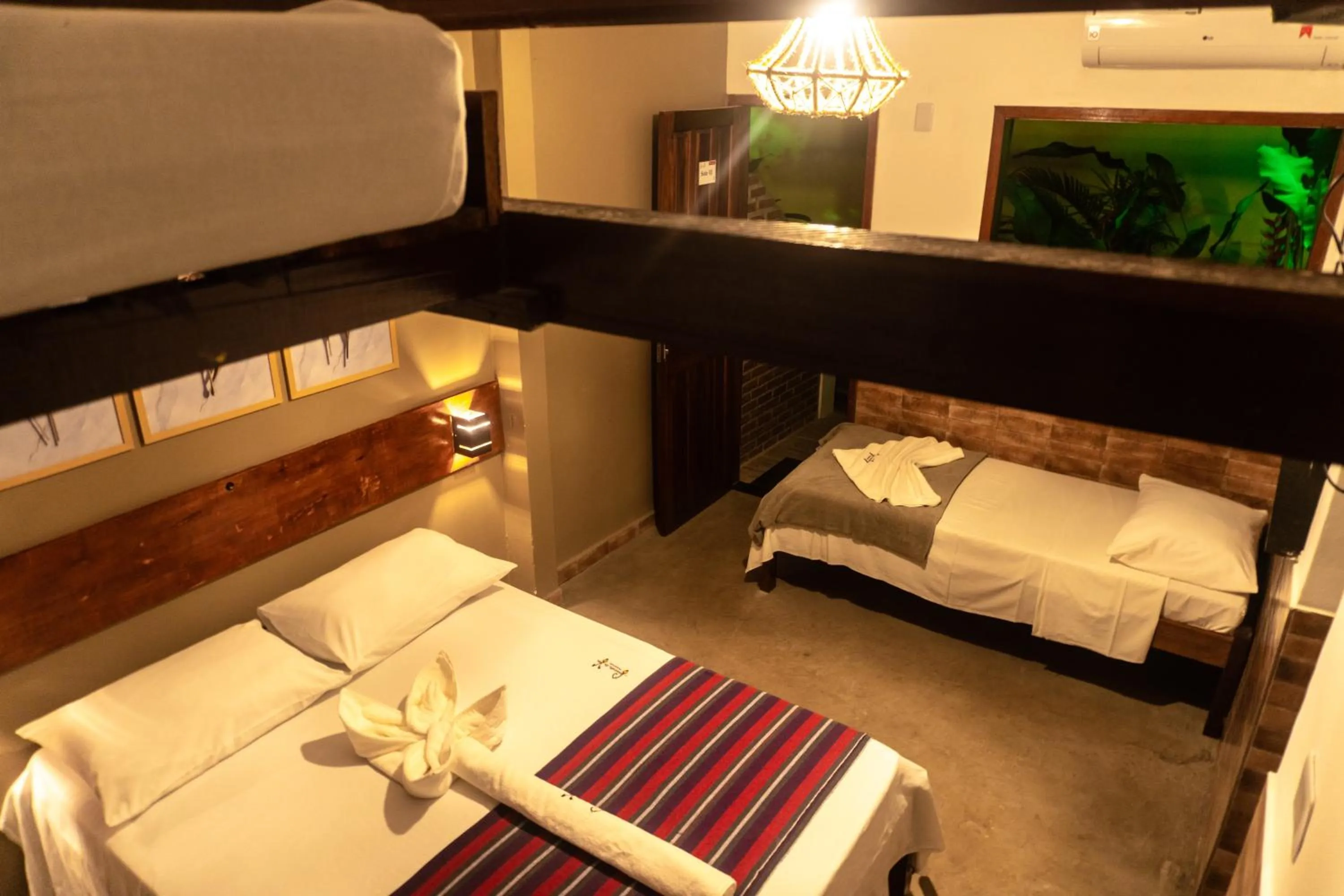 Bed in PV Pousada Passarela da Vila