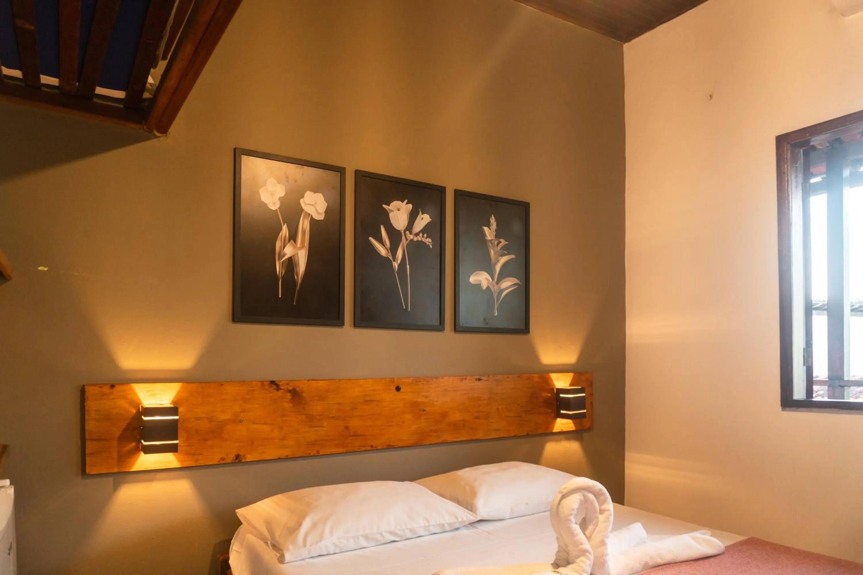 Bed in PV Pousada Passarela da Vila