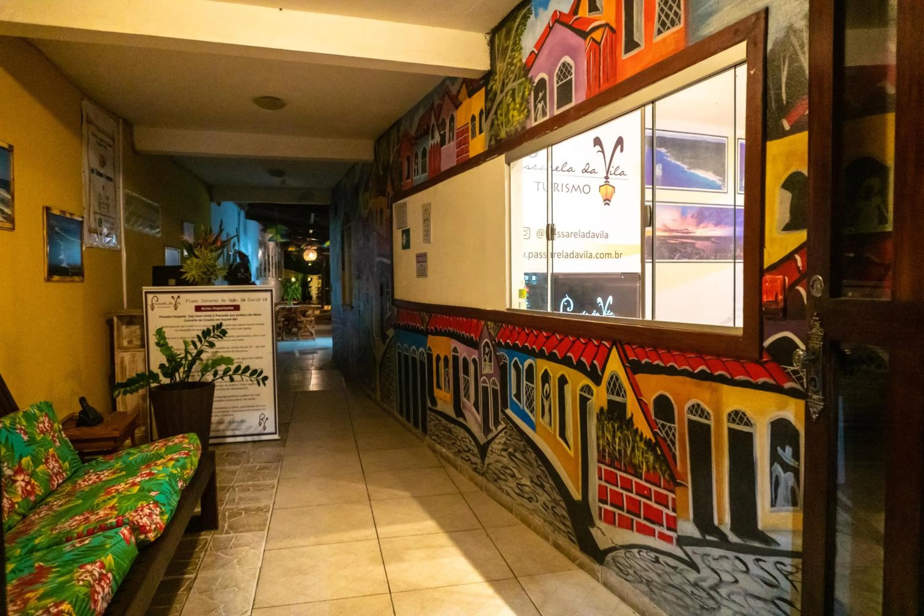 Lobby or reception in PV Pousada Passarela da Vila