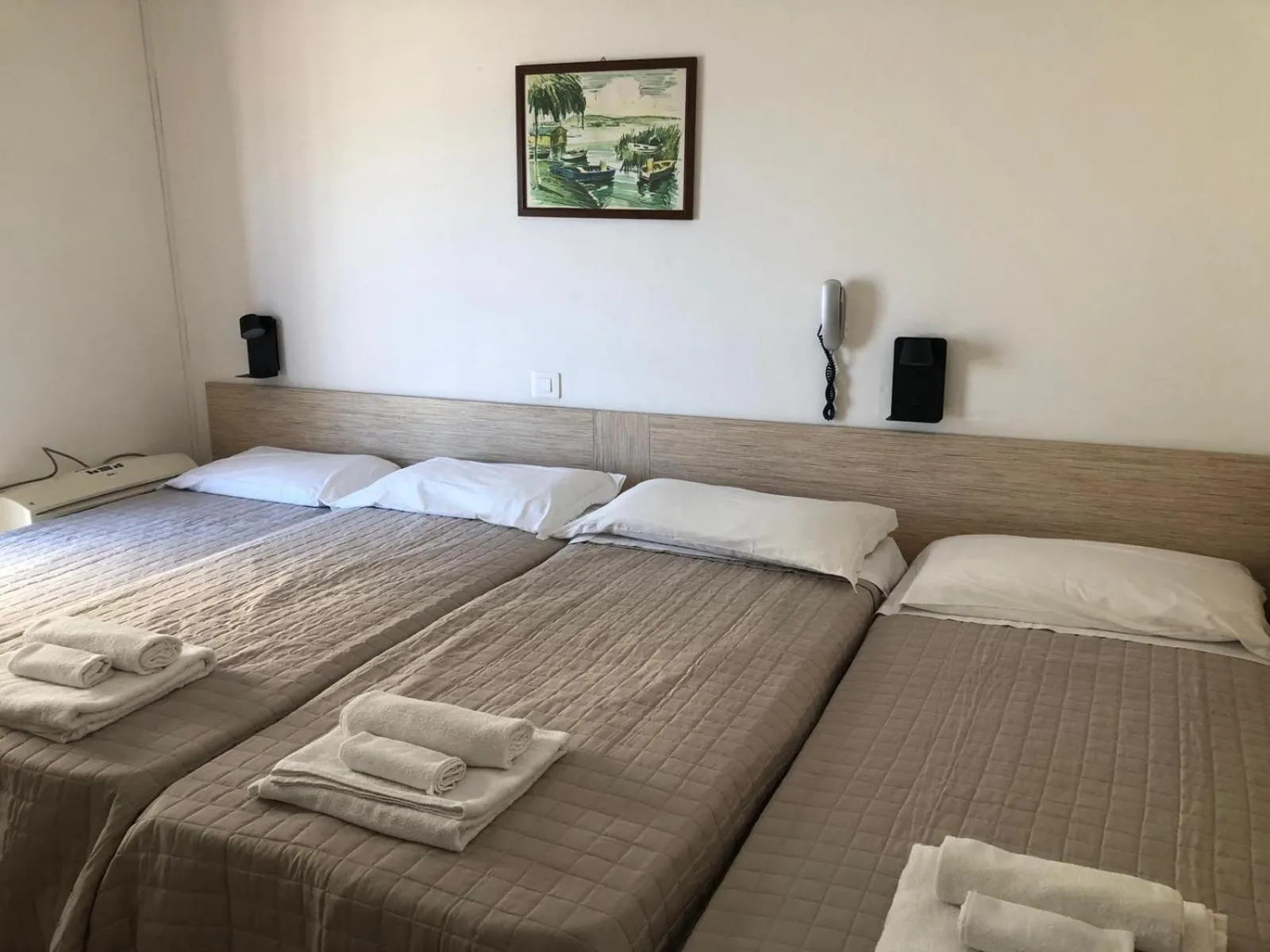 Bed in Hotel Continental