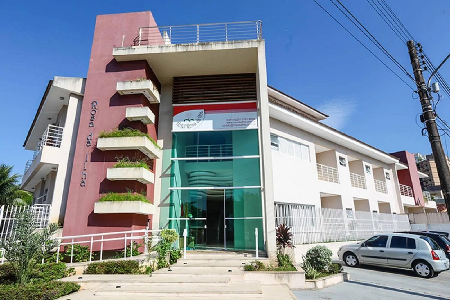 Facade/entrance in Hotel Rosa da Ilha Guaruja - Perto do Mar com piscina