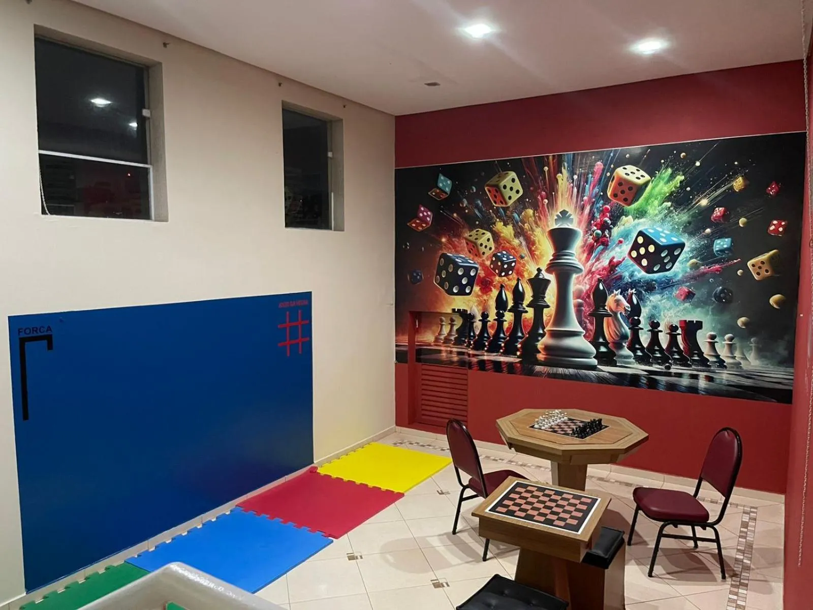 Game Room in Hotel Rosa da Ilha Guaruja - Perto do Mar com piscina