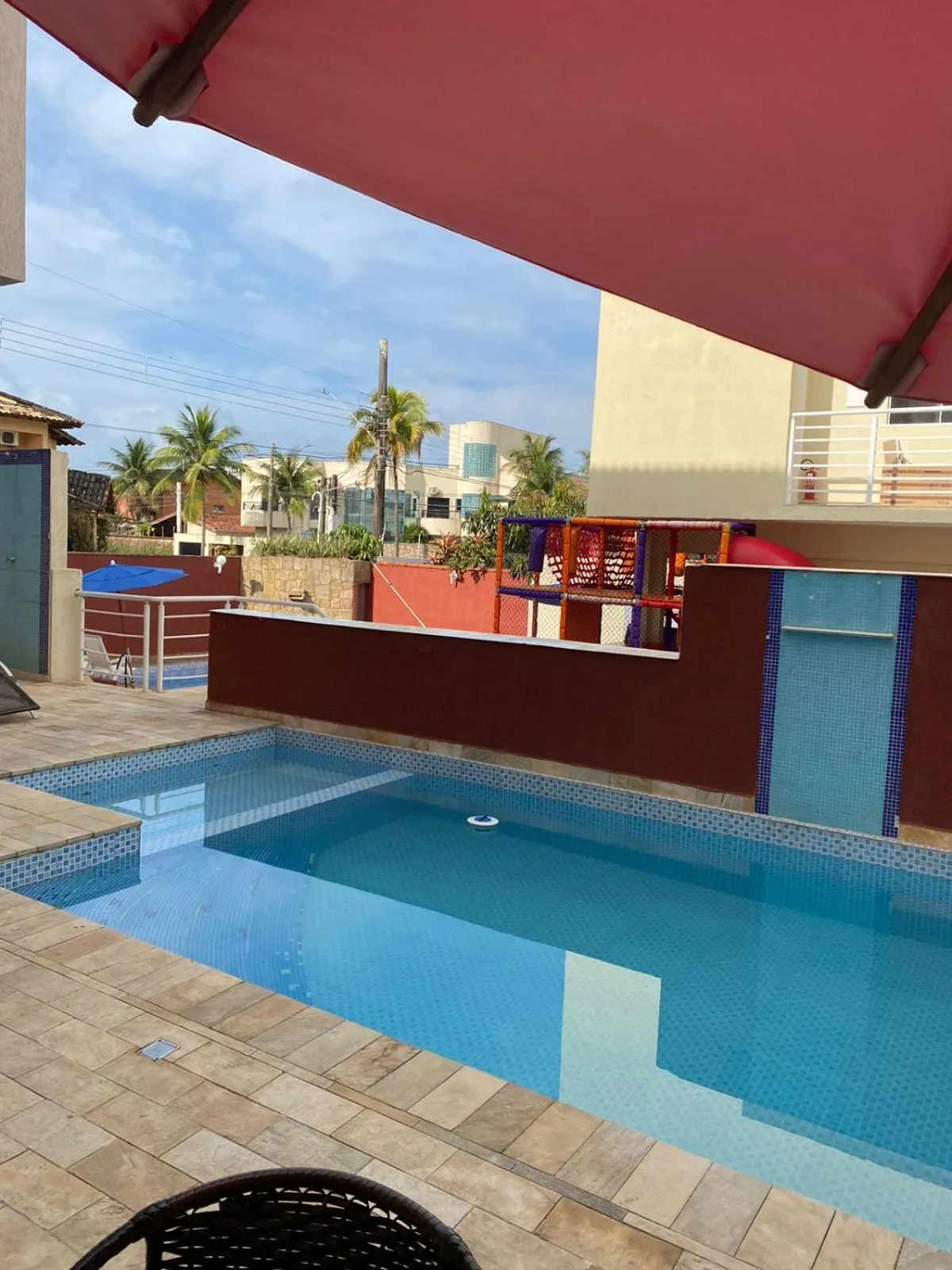 Swimming pool in Hotel Rosa da Ilha Guaruja - Perto do Mar com piscina