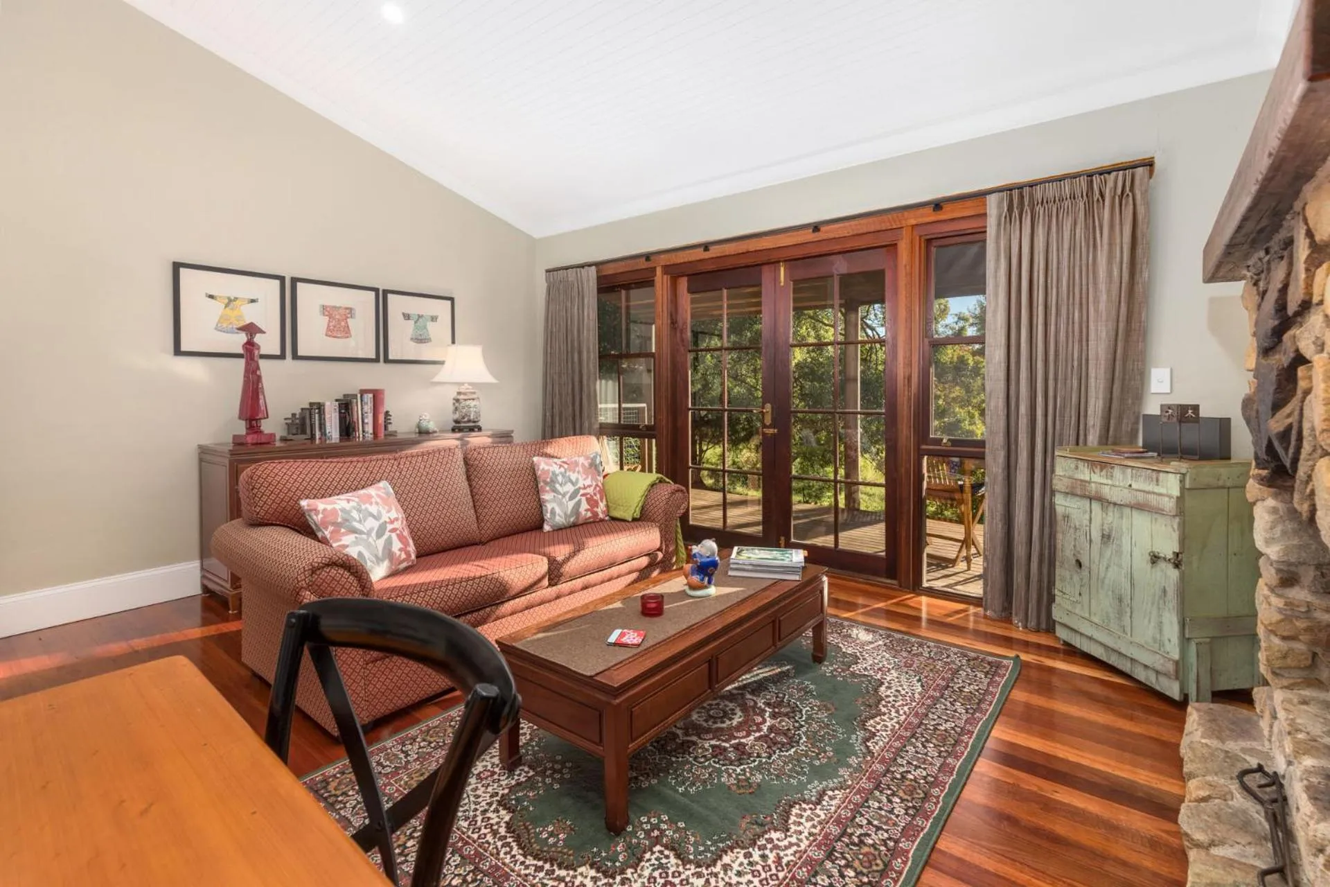 Living room in Friday Creek Retreat