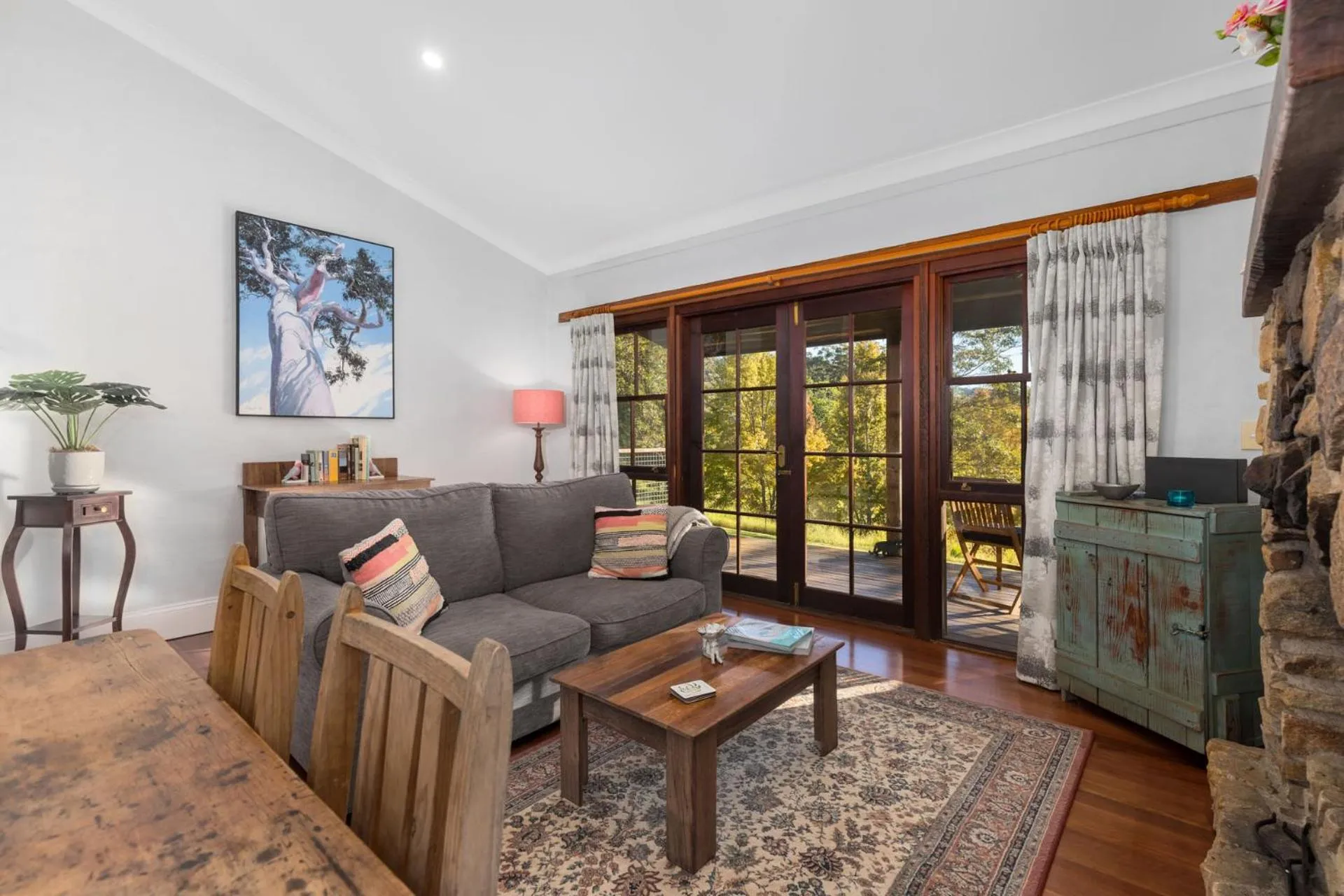 Living room in Friday Creek Retreat