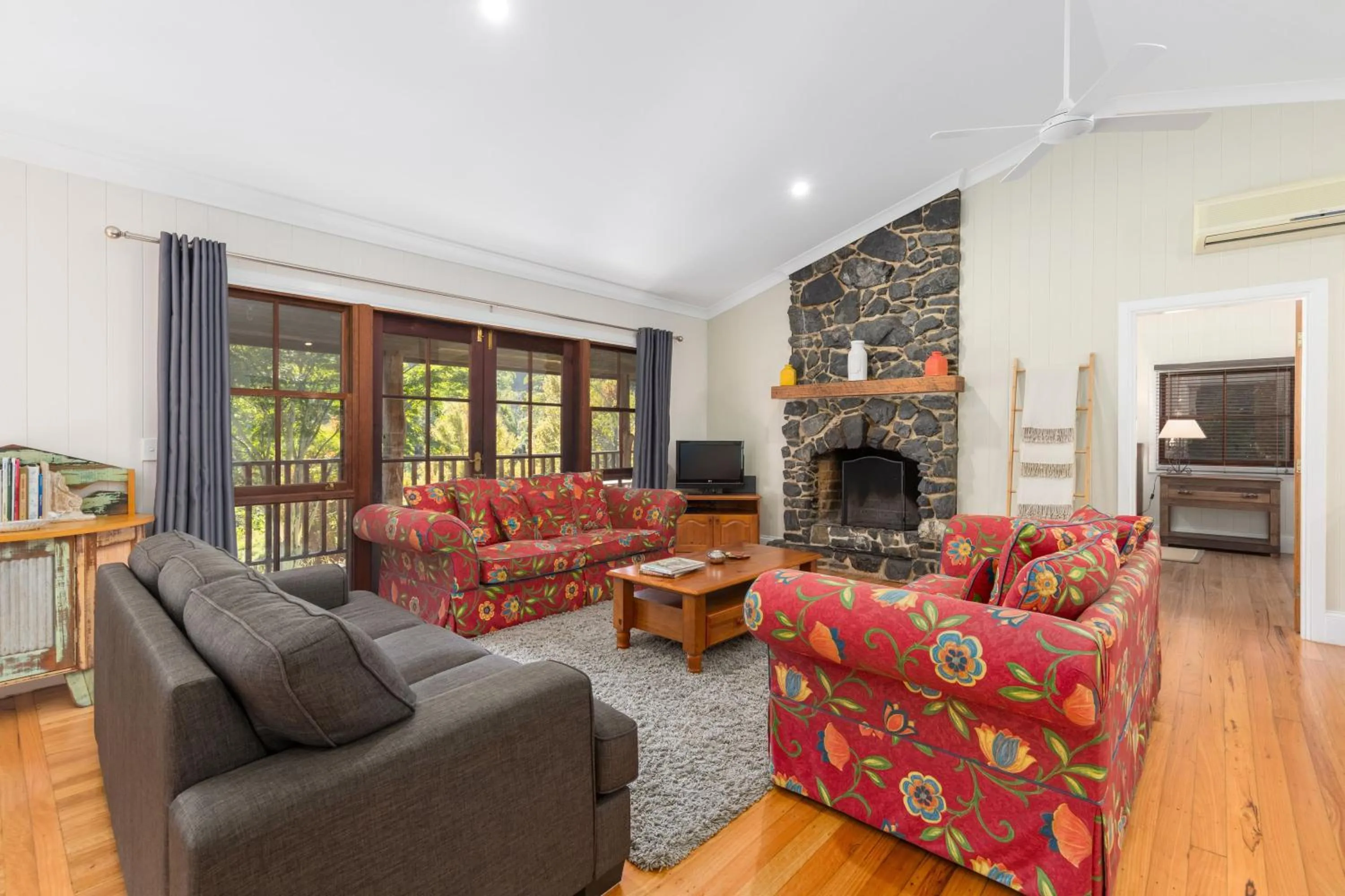 Living room in Friday Creek Retreat