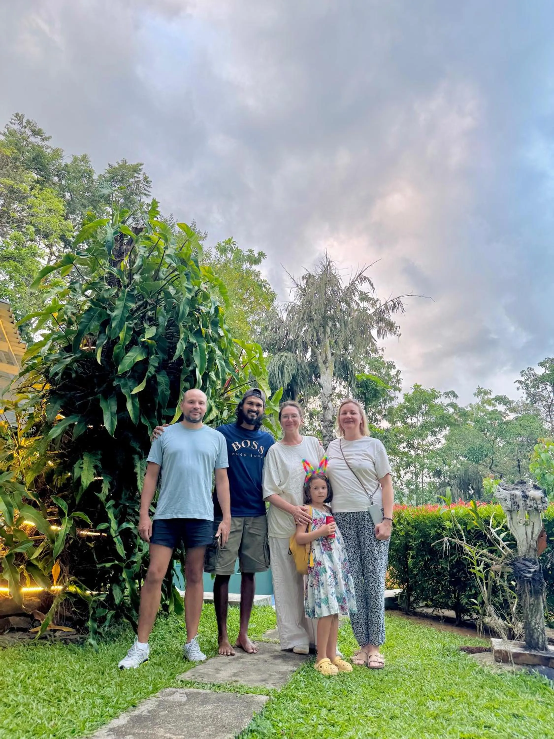 group of guests in Green Hill Paradise Villa