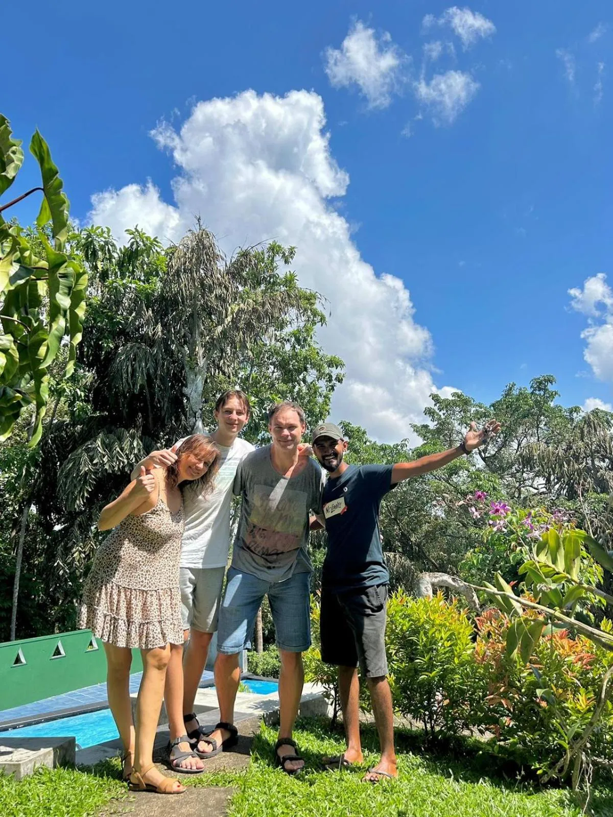 Family in Green Hill Paradise Villa