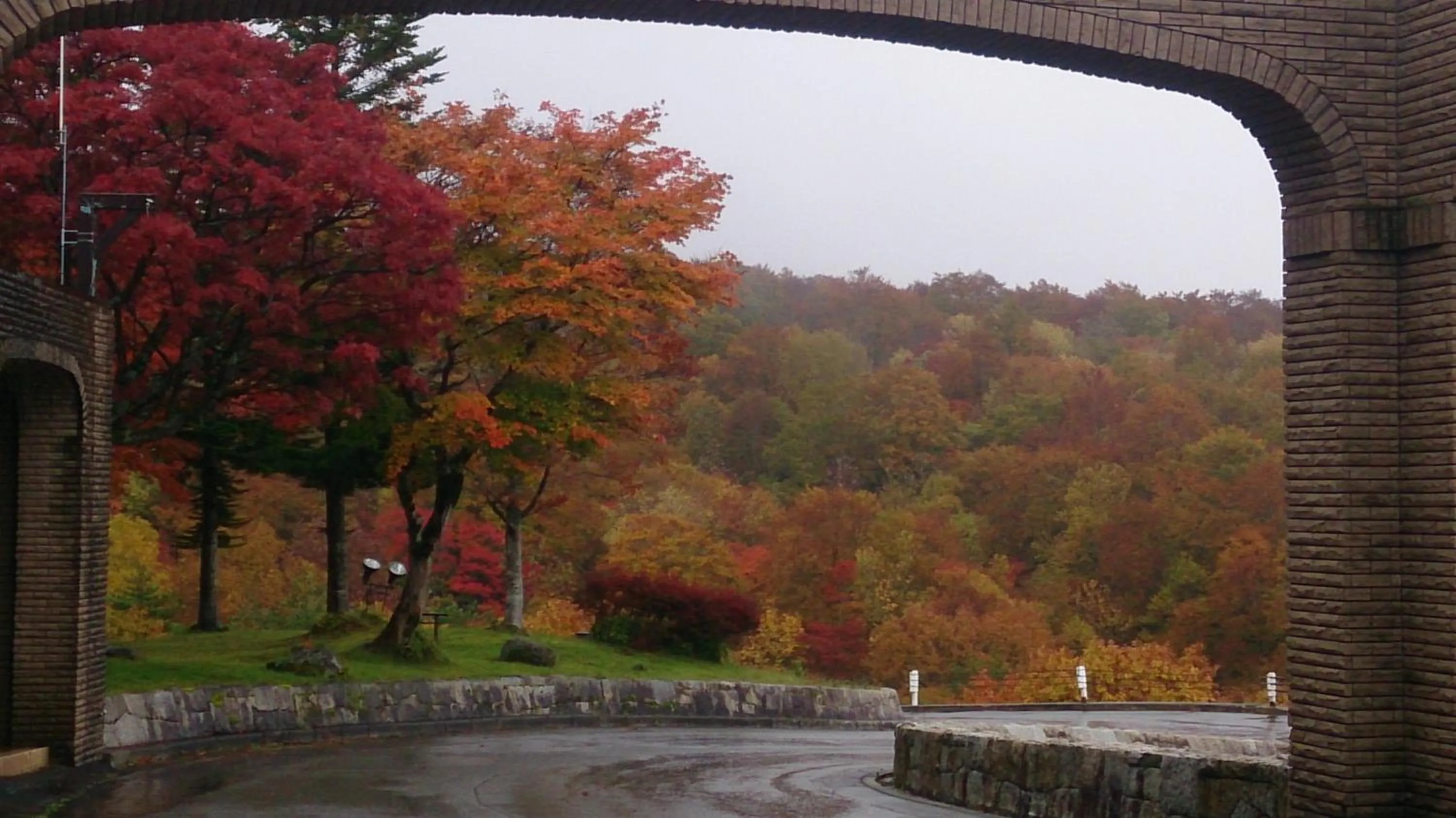 Autumn, View in Hotel De Premiere Minowa