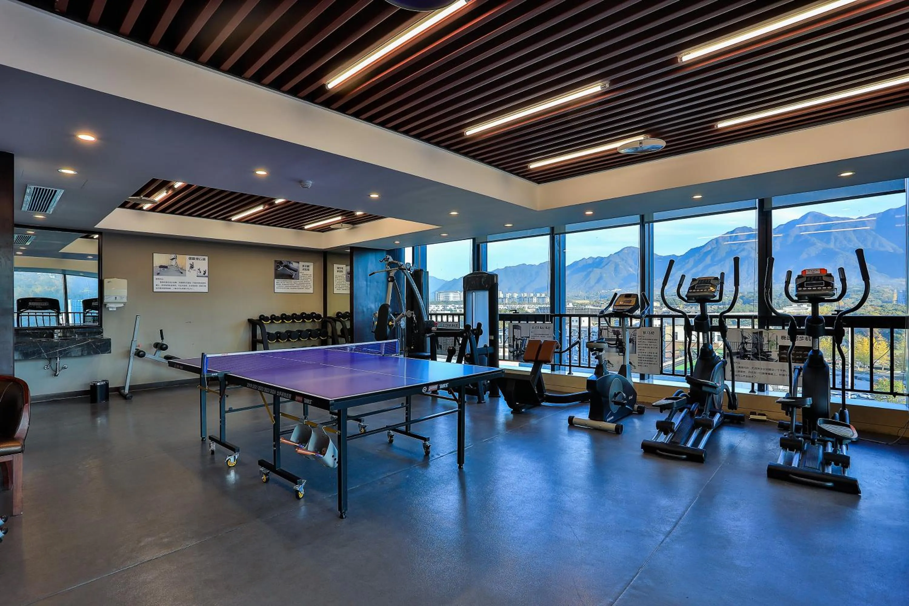 Table tennis in SSAW Boutique Hotel Tonglu World Trade