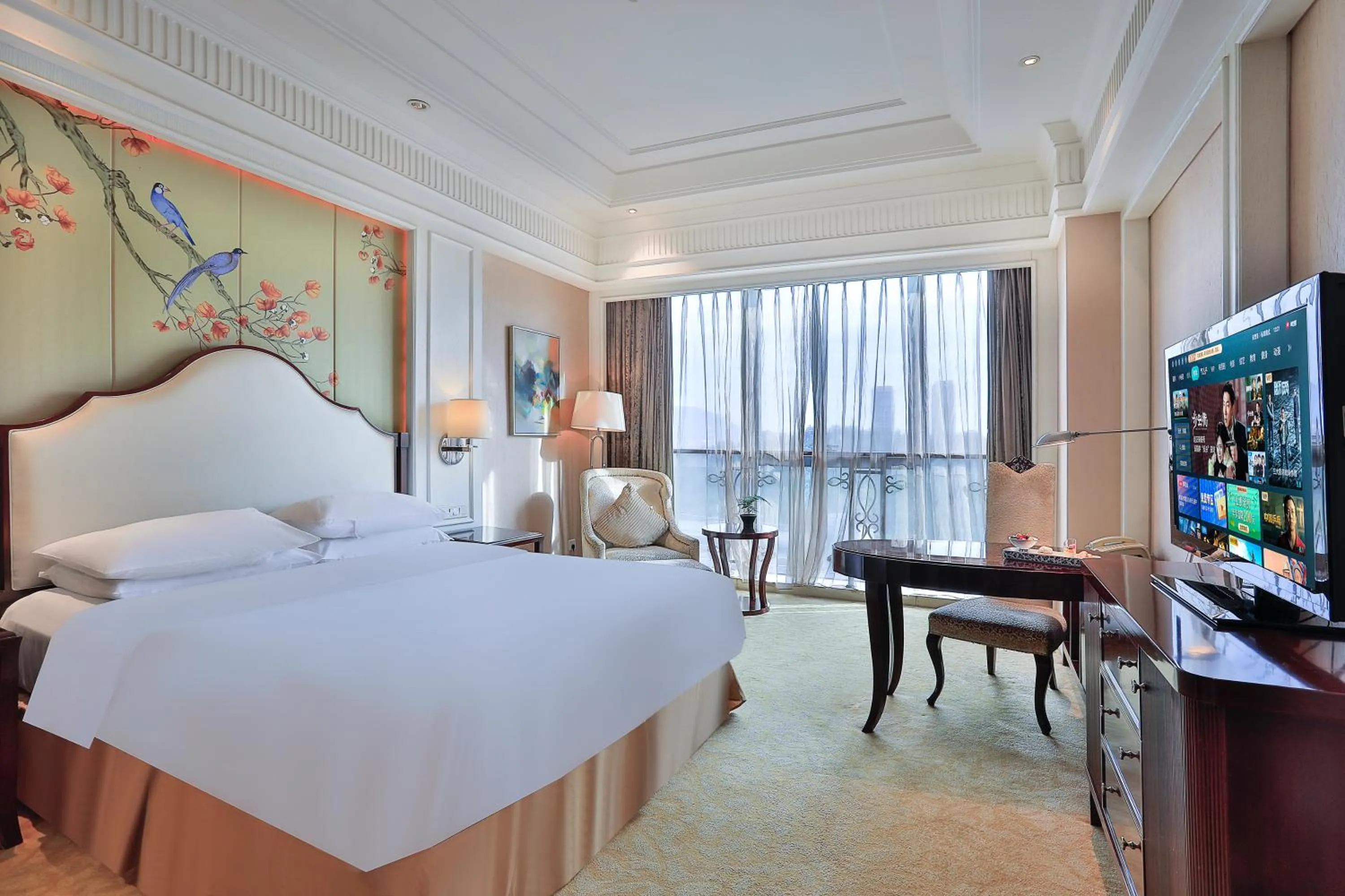 Bed in SSAW Boutique Hotel Tonglu World Trade