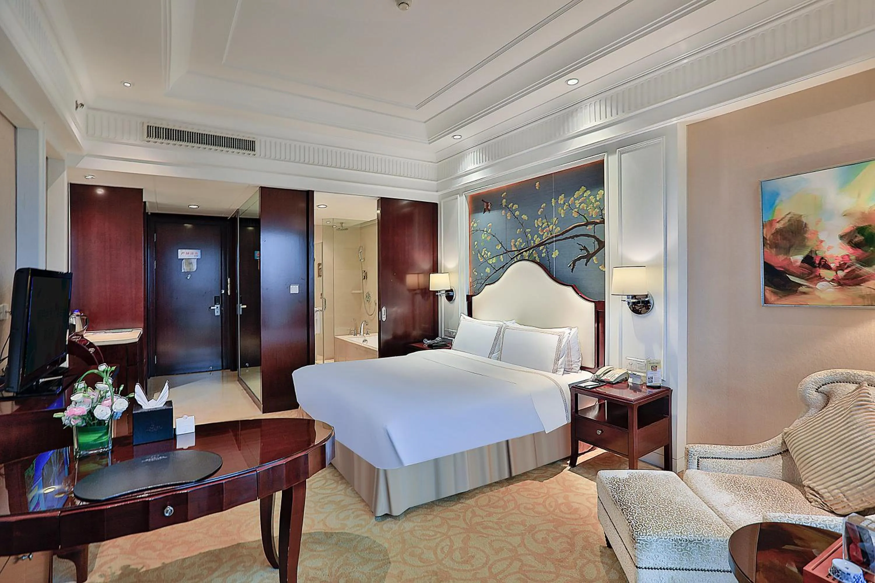 Bed in SSAW Boutique Hotel Tonglu World Trade