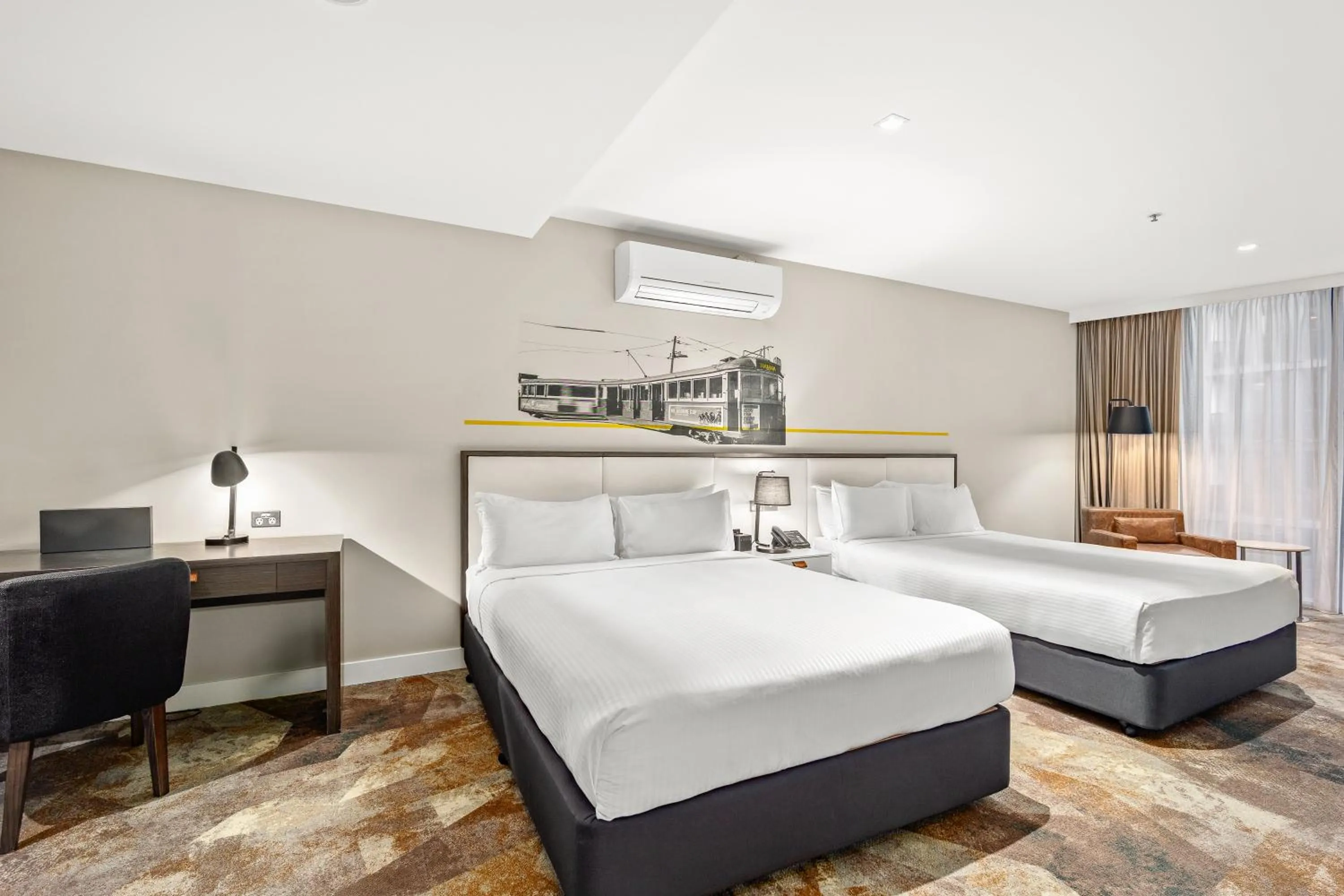 Bed in Peppers Docklands