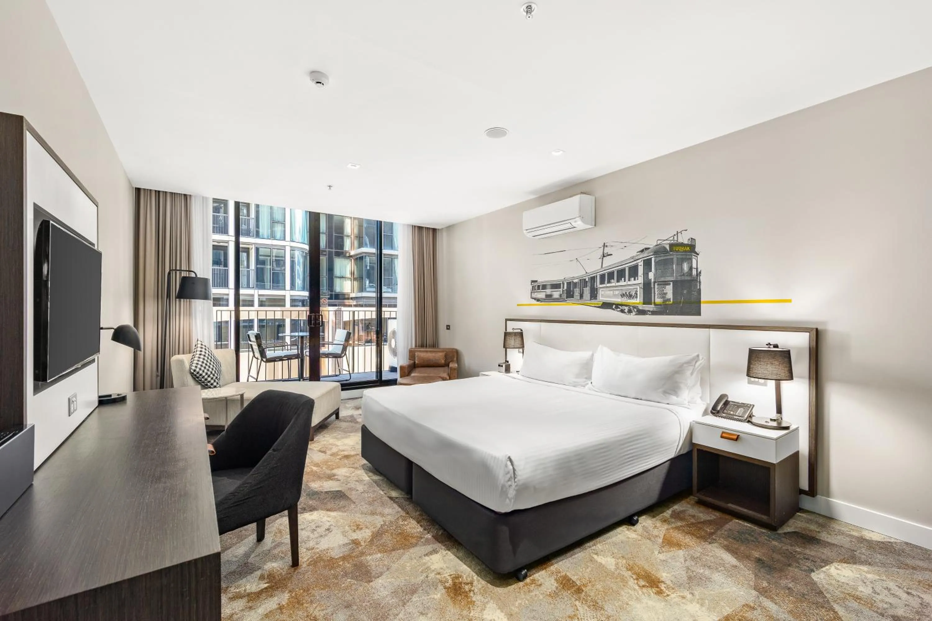 Bed in Peppers Docklands