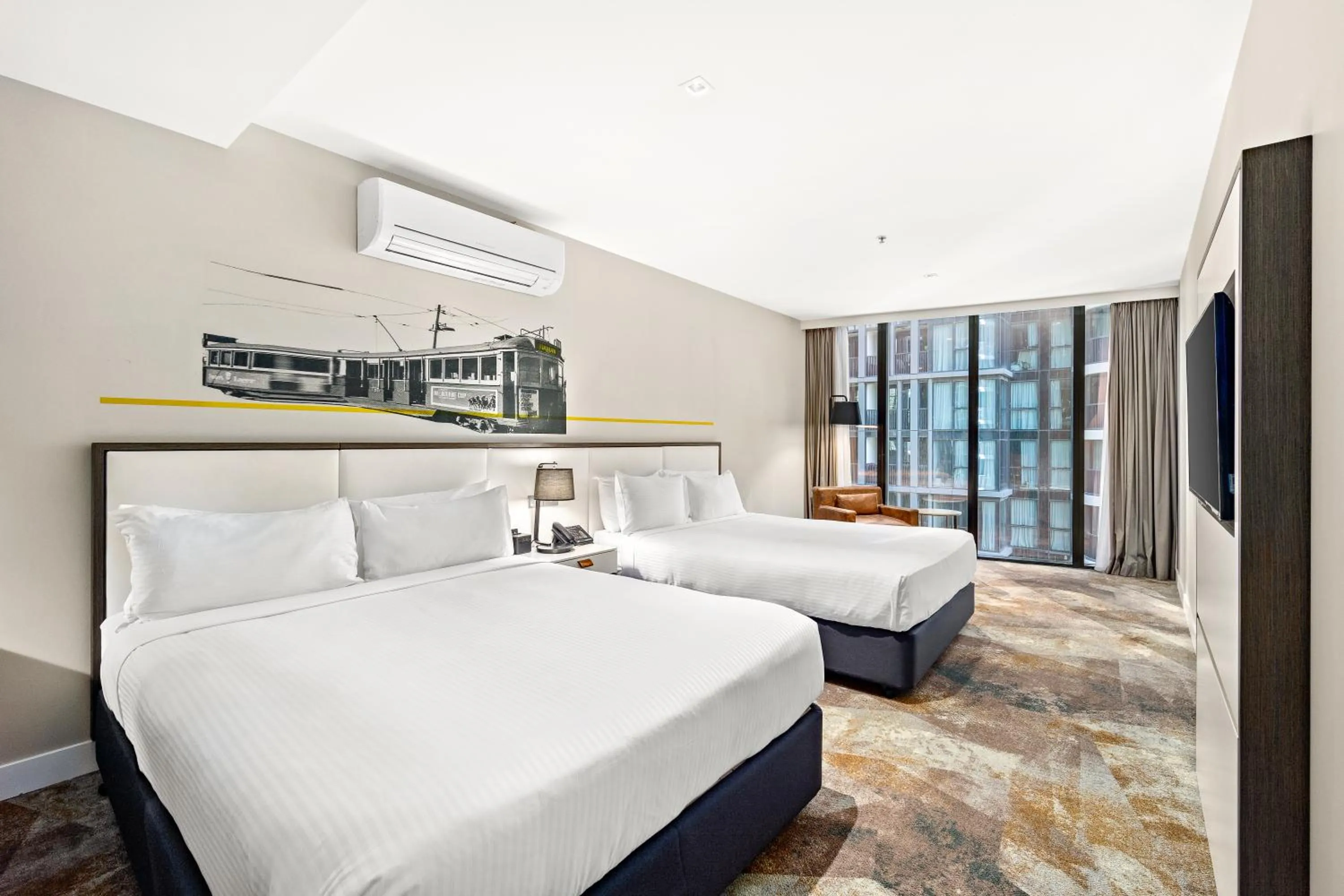 Bed in Peppers Docklands