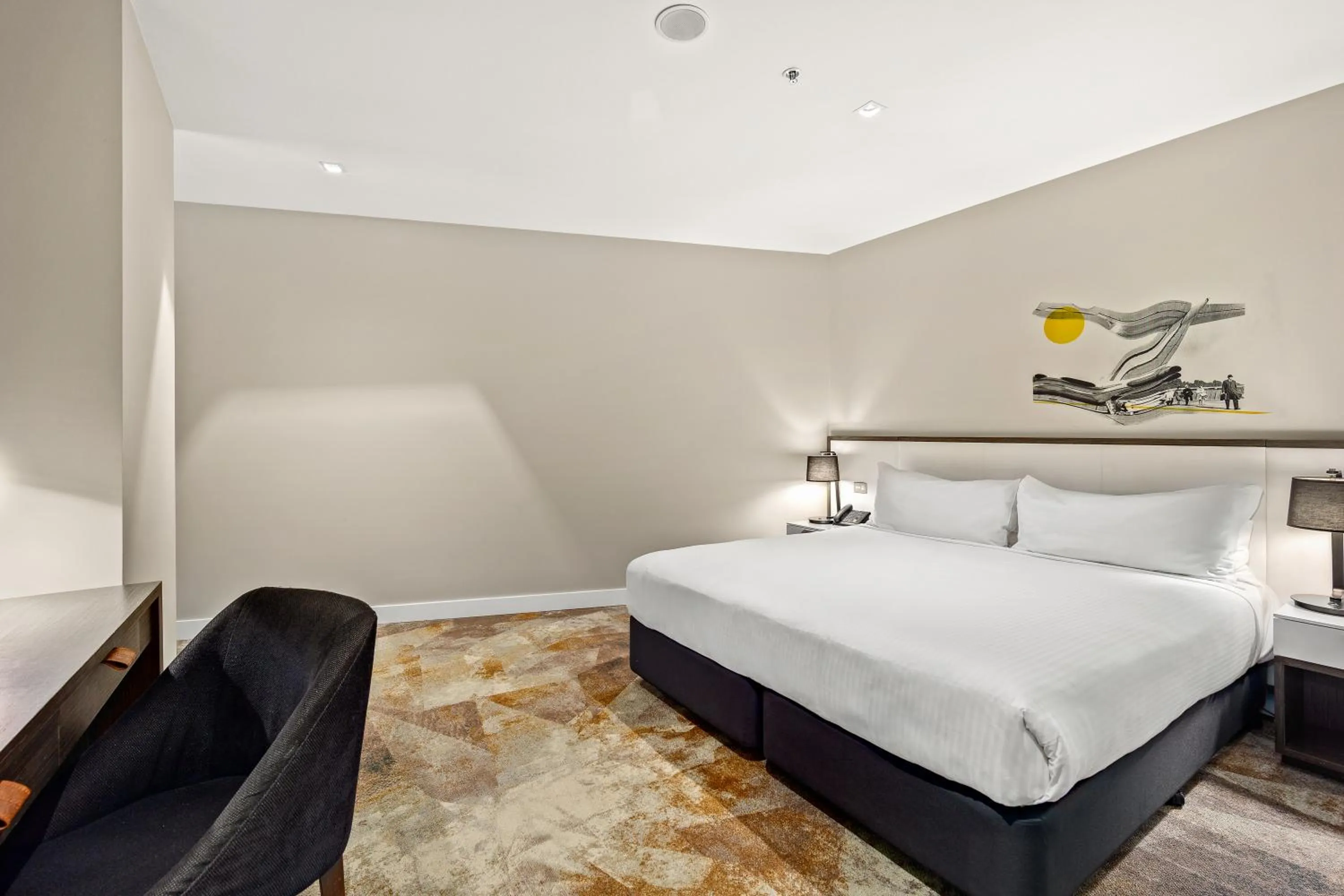 Bed in Peppers Docklands