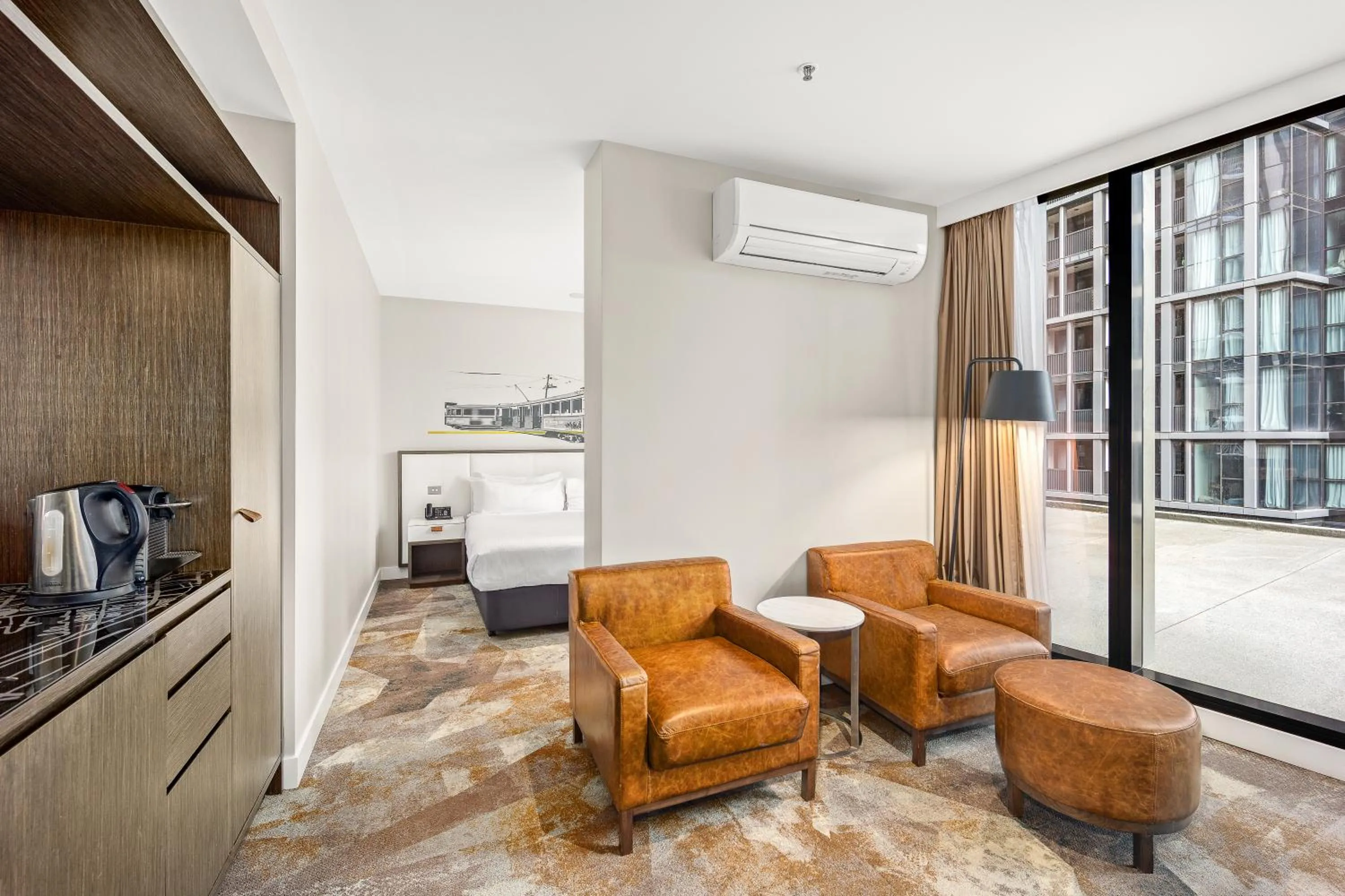 Living room in Peppers Docklands