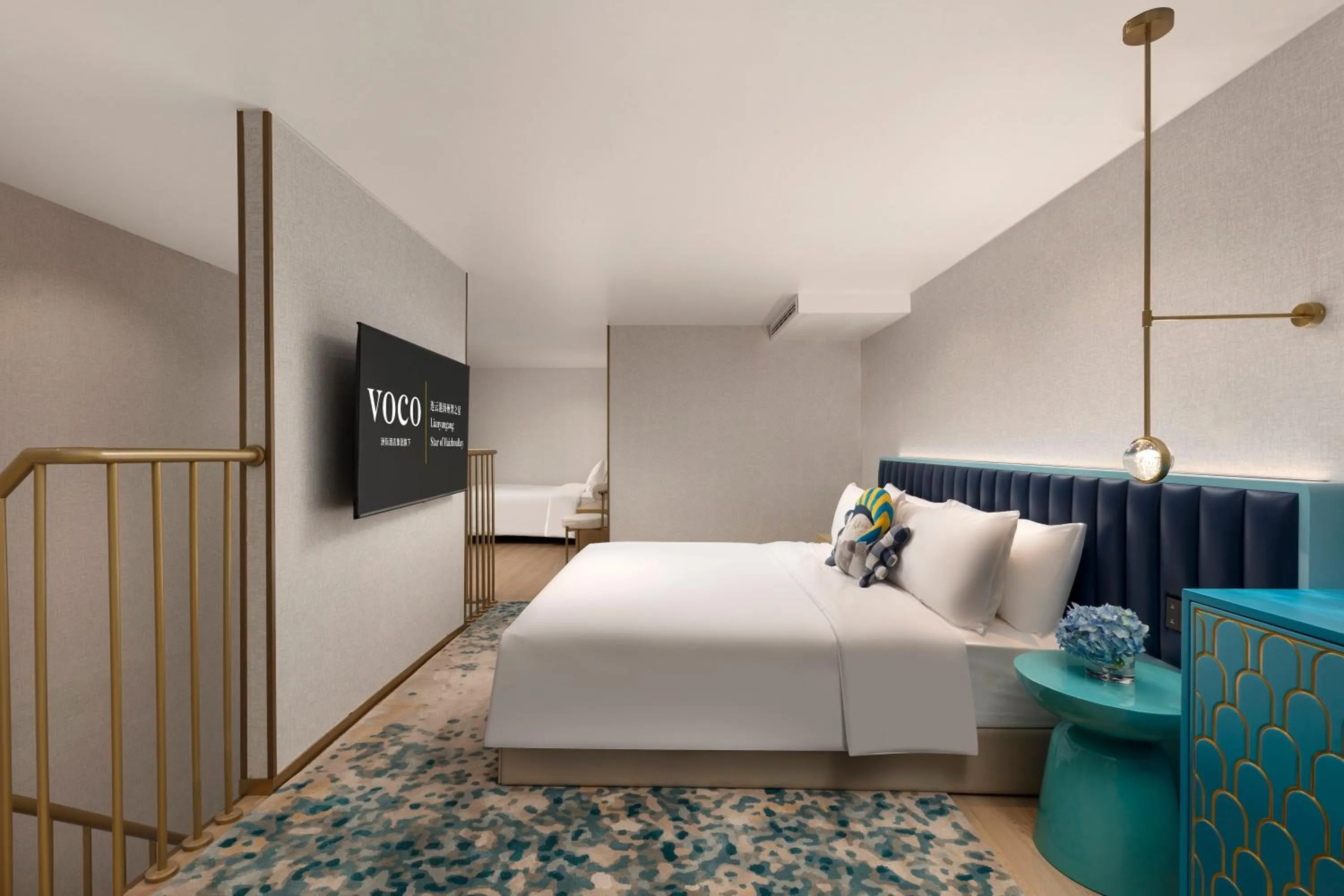 Photo of the whole room, Bed in voco Lianyungang Haizhou Bay by IHG