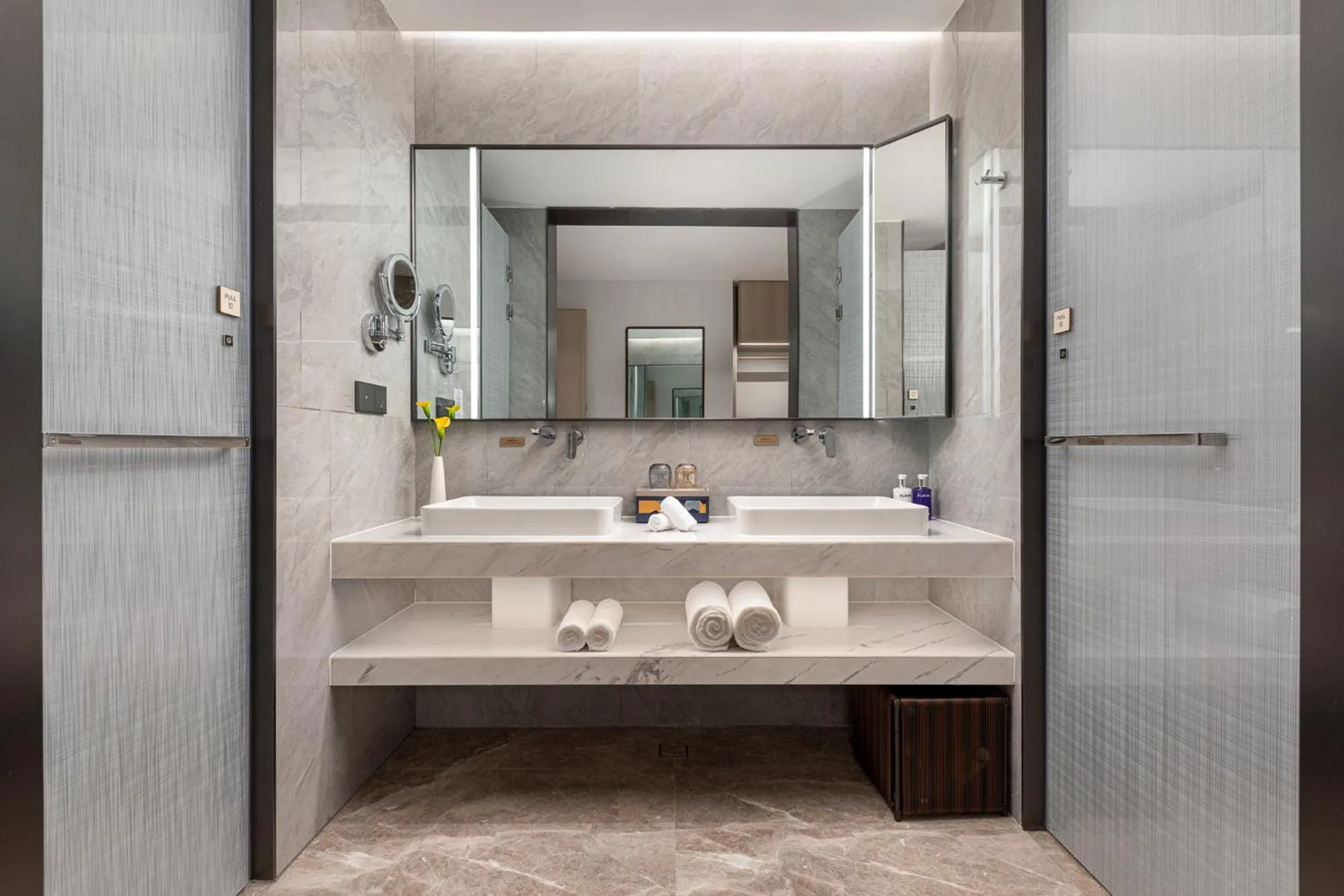 Bathroom in voco Lianyungang Haizhou Bay by IHG