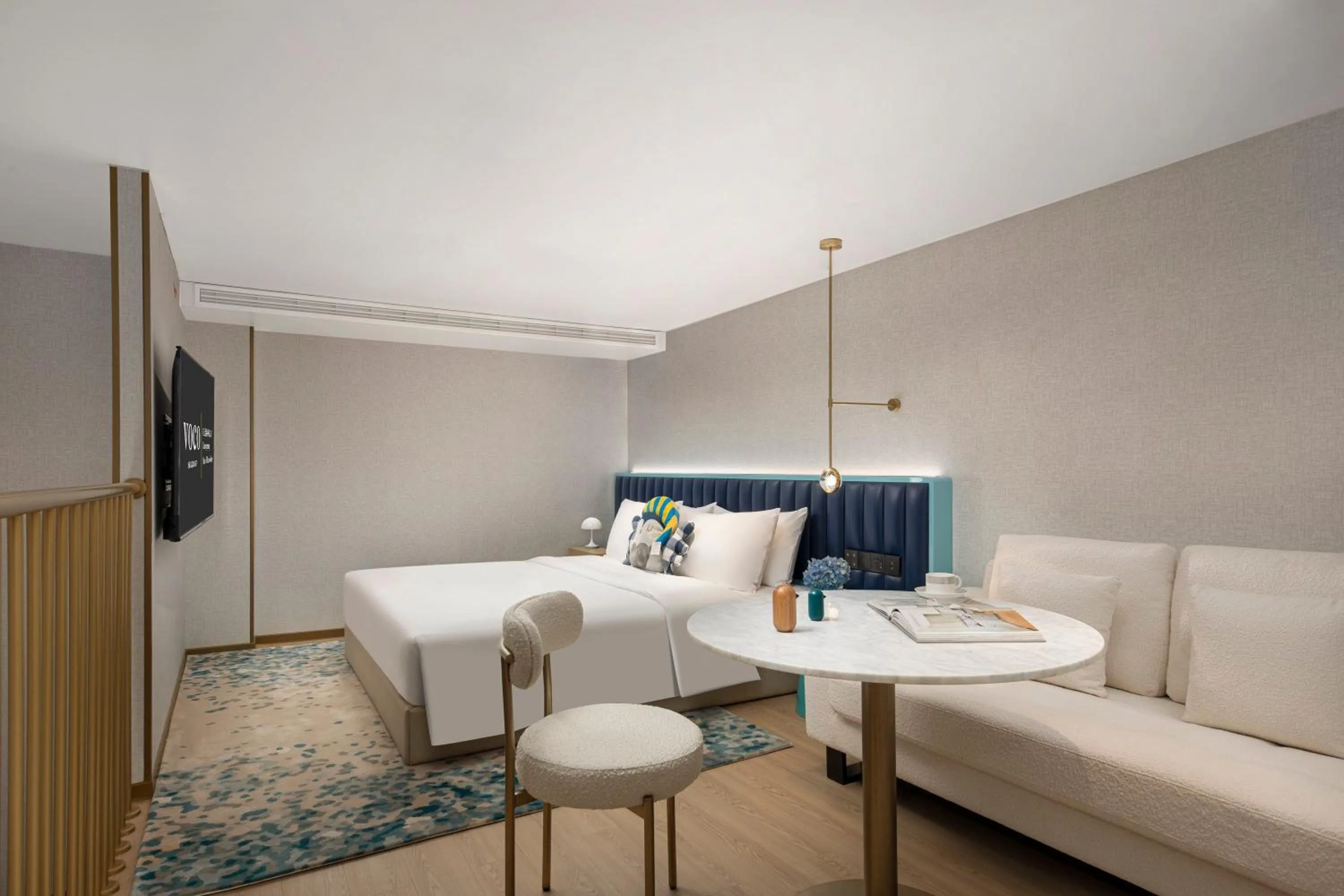 Photo of the whole room in voco Lianyungang Haizhou Bay by IHG