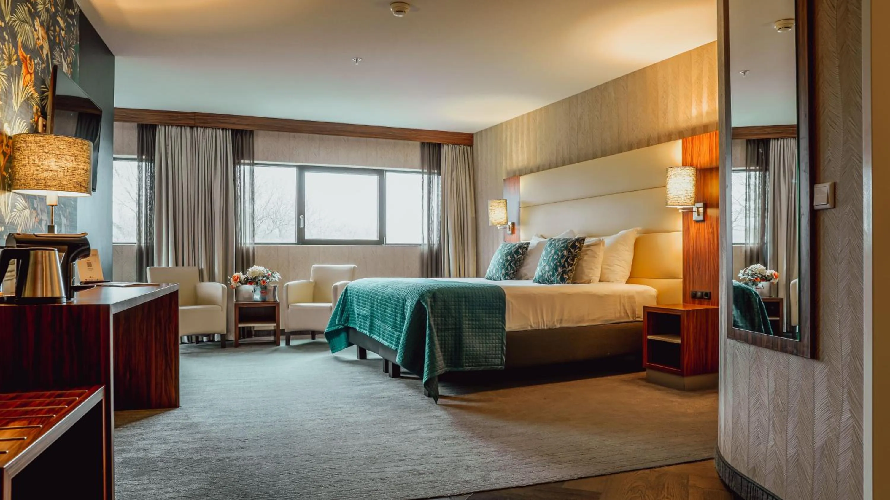 Bed in Van der Valk Hotel Rotterdam - Blijdorp