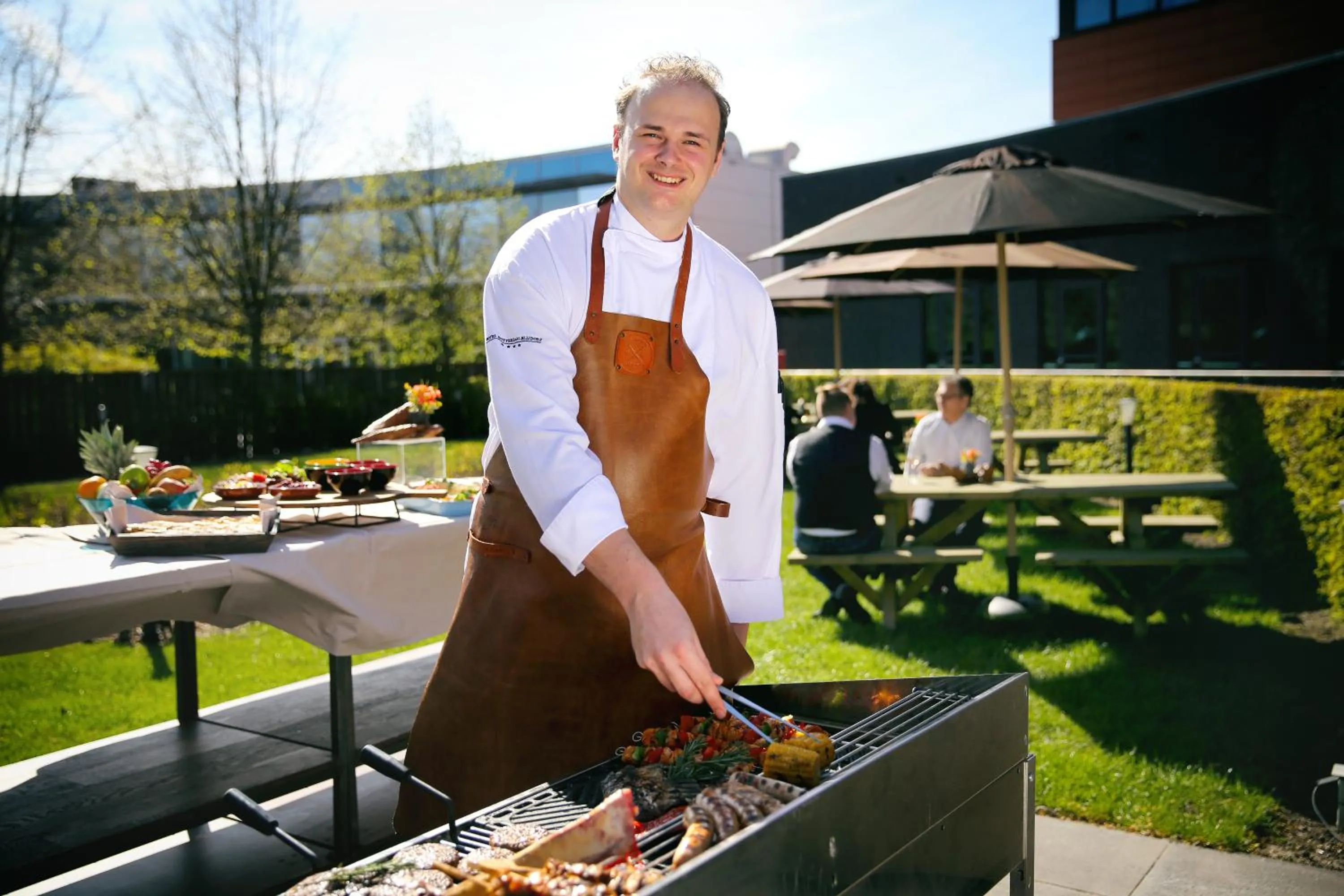 BBQ facilities in Van der Valk Hotel Rotterdam - Blijdorp
