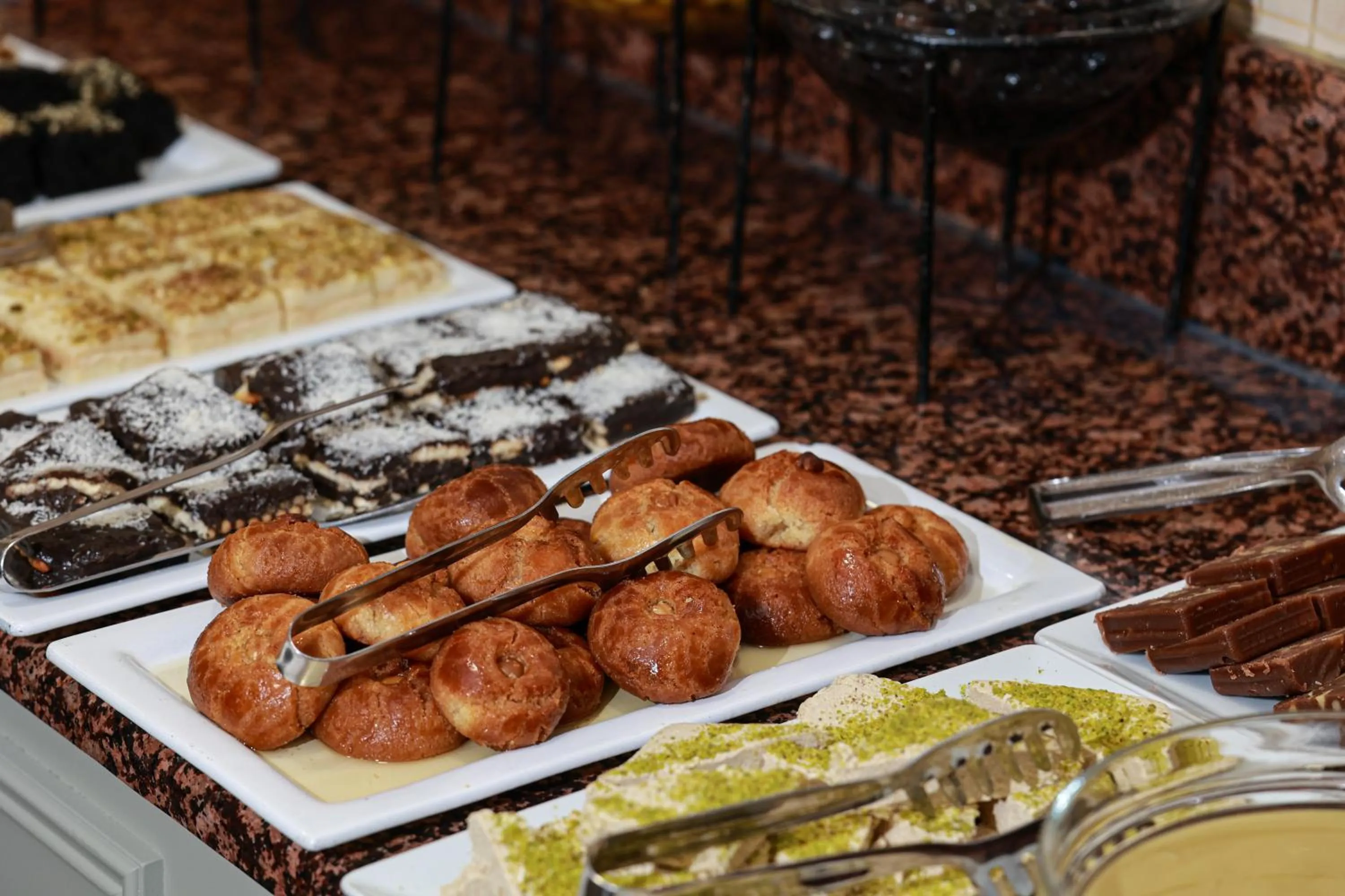 Buffet breakfast in Nova Plaza Orion Hotel