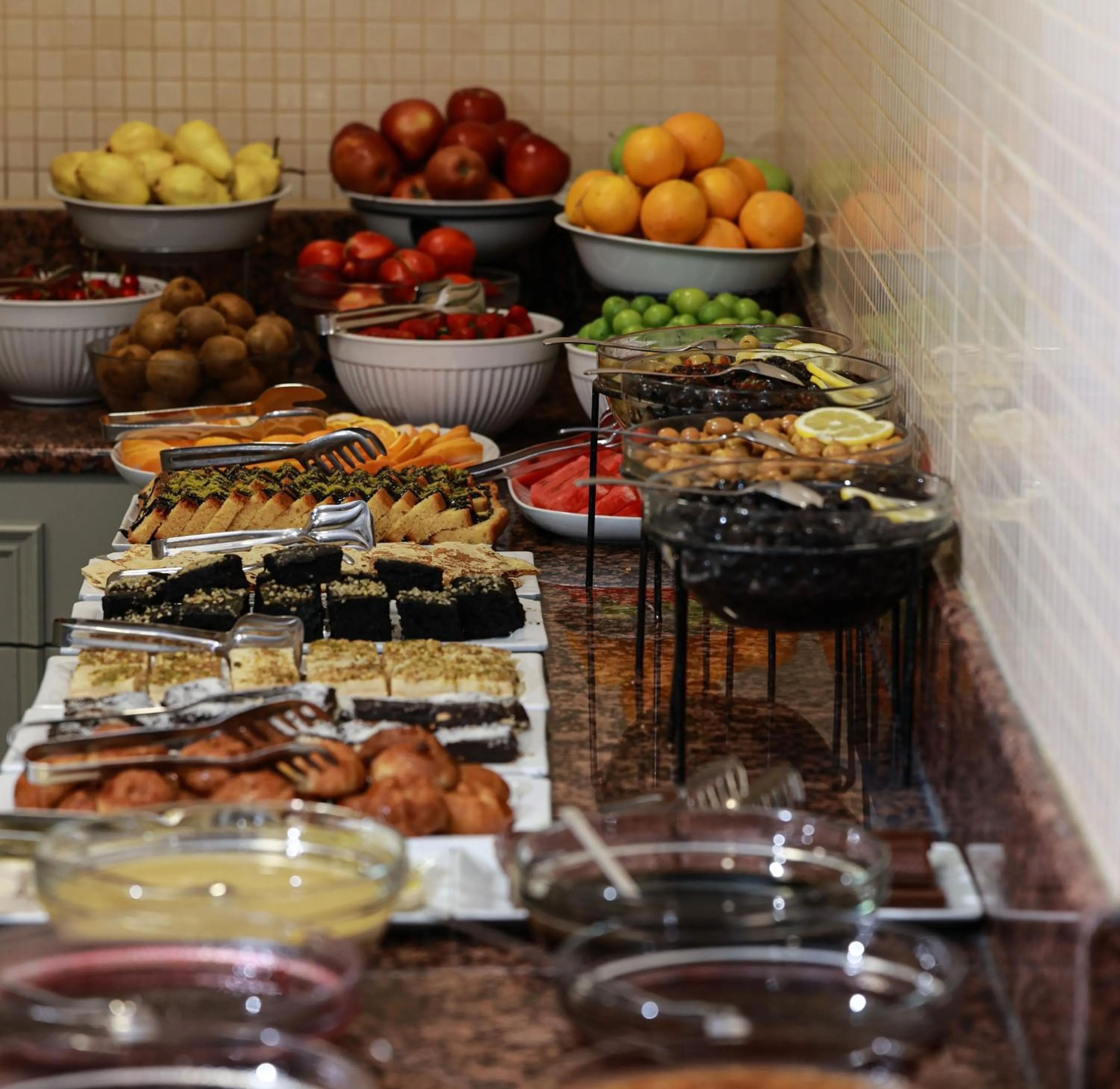 Buffet breakfast in Nova Plaza Orion Hotel