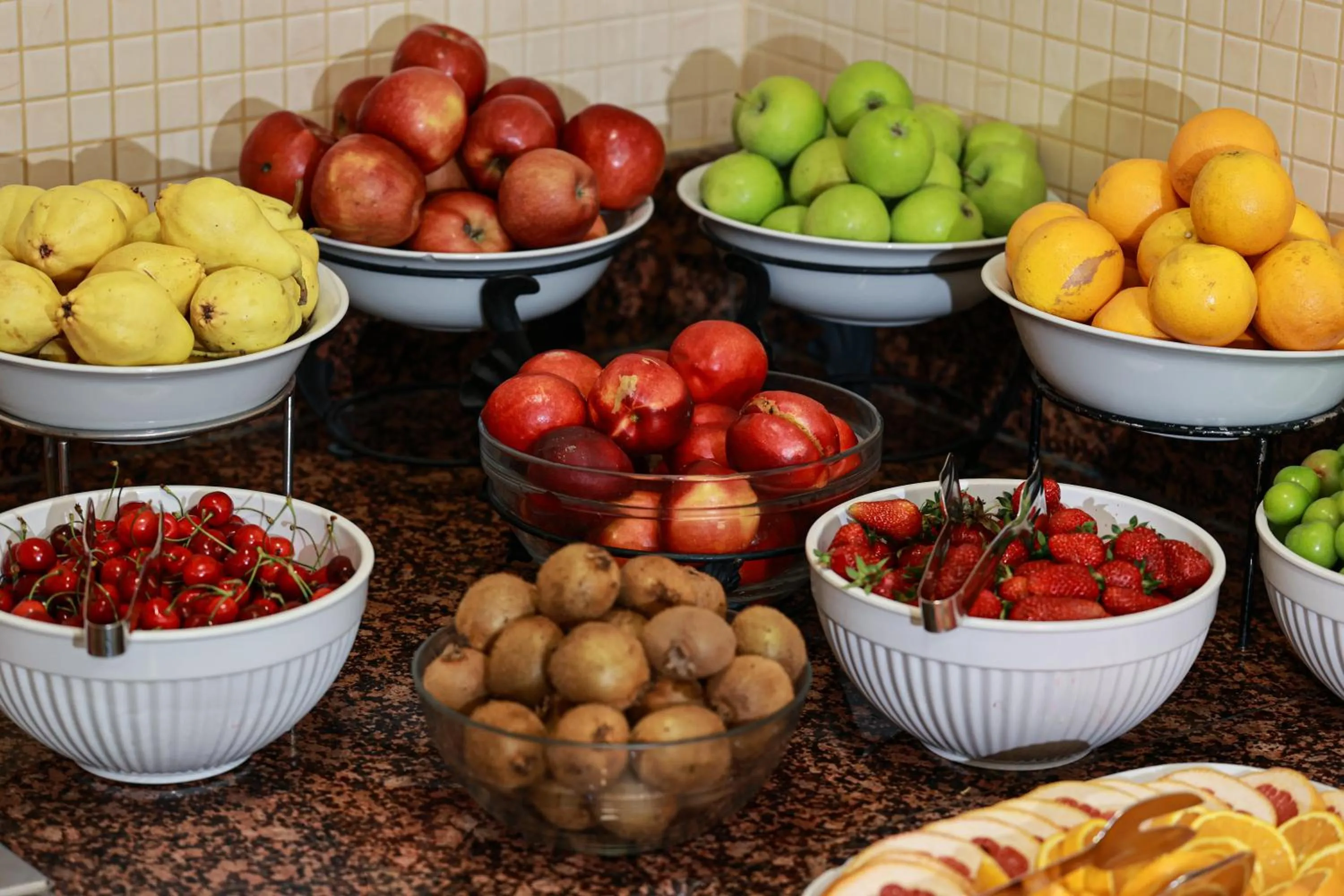 Buffet breakfast in Nova Plaza Orion Hotel