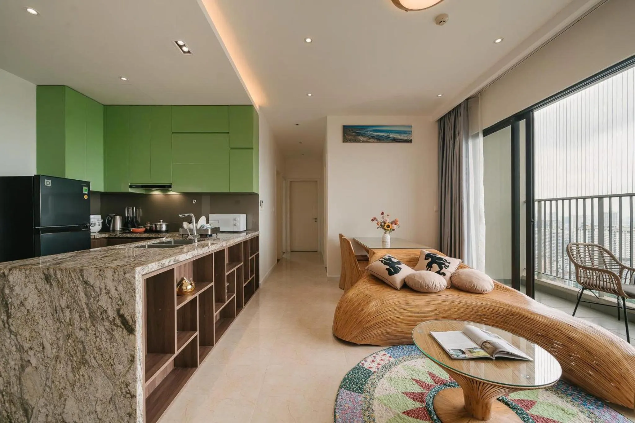 Living room in Vinhomes D'capital Premium Apartment