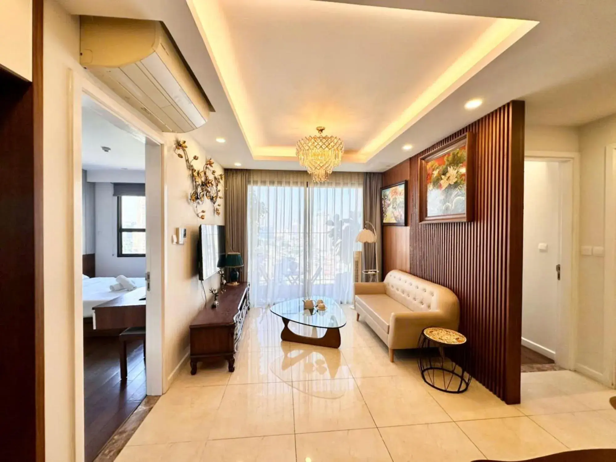 Two-Bedroom Deluxe Apartment with Balcony in Vinhomes D'capital Premium Apartment Two-Bedroom Deluxe Apartment with Balcony in Vinhomes D'capital Premium Apartment