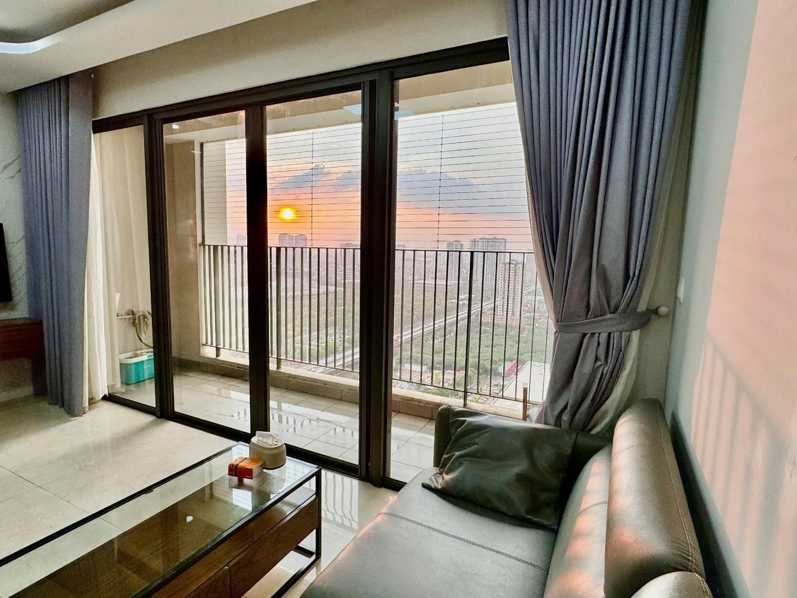 View (from property/room), Bed in Vinhomes D'capital Premium Apartment