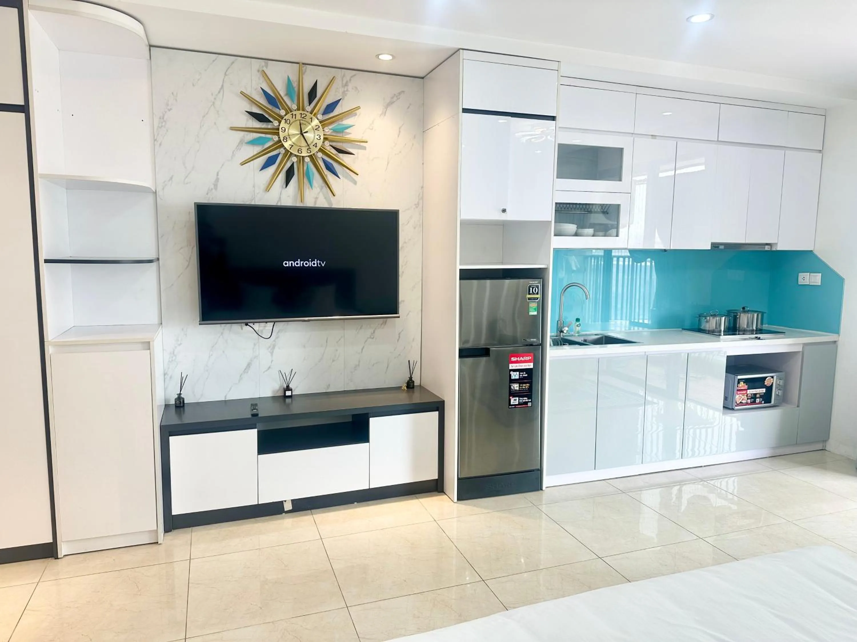 TV and multimedia in Vinhomes D'capital Premium Apartment