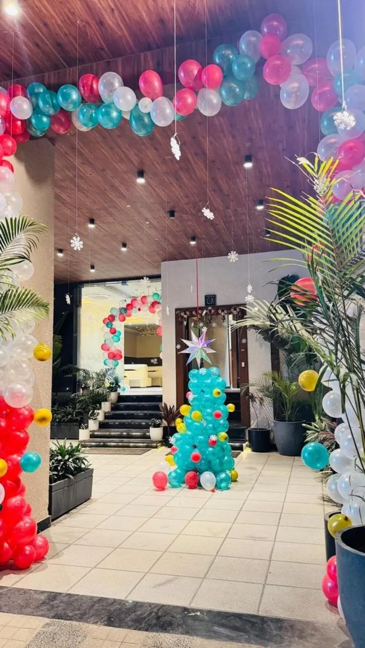 Lobby or reception in hotel neelkamal