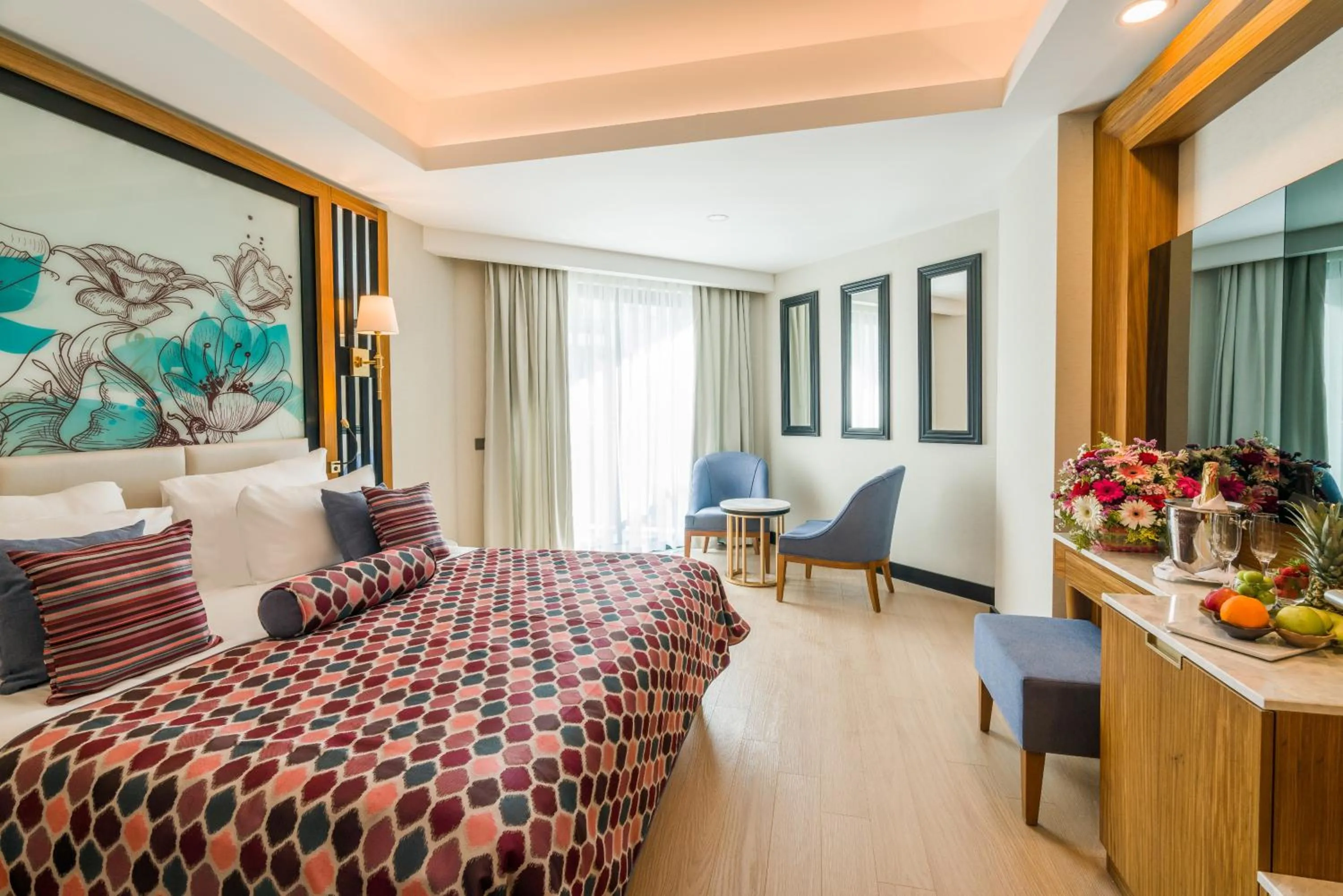 Bedroom, Bed in Adalya Elite Lara Hotel - Ultra All Inclusive
